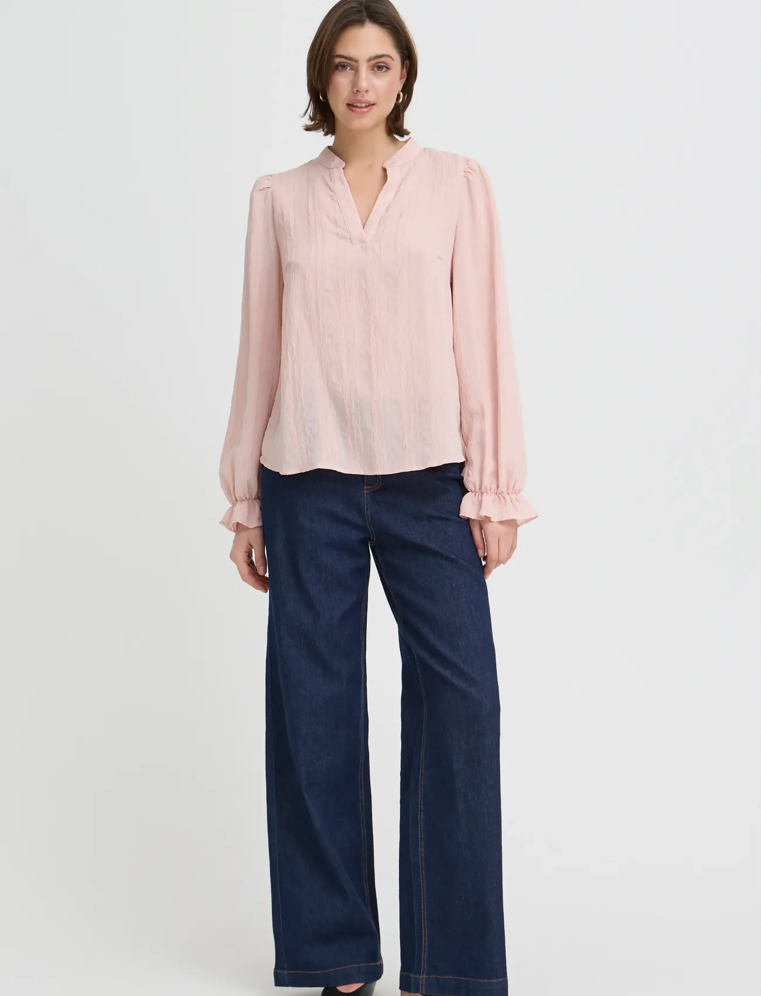 Fransa Frvalma Bl 1, S, Pink, Bluser > Langærmede, Dame