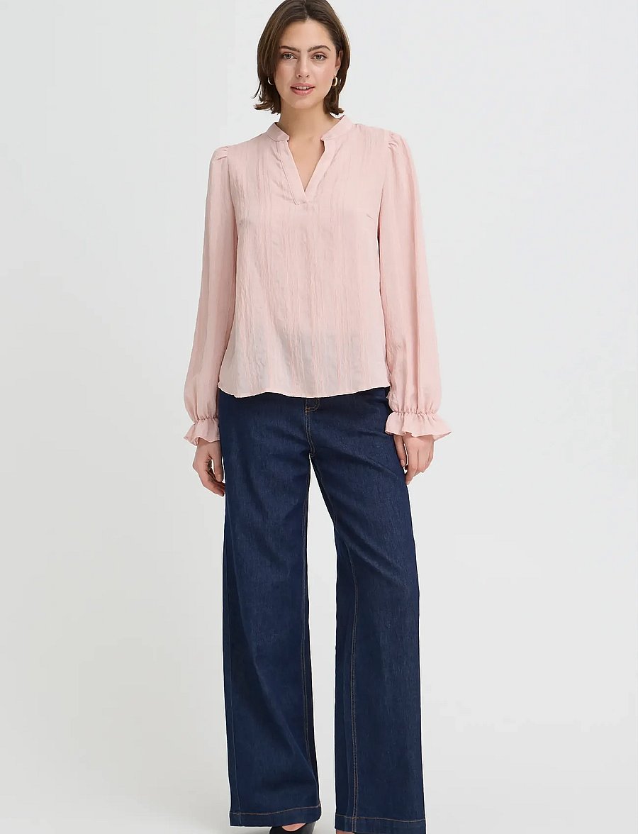 Fransa - FRVALMA BL 1 - long sleeved blouses - rose smoke - 0