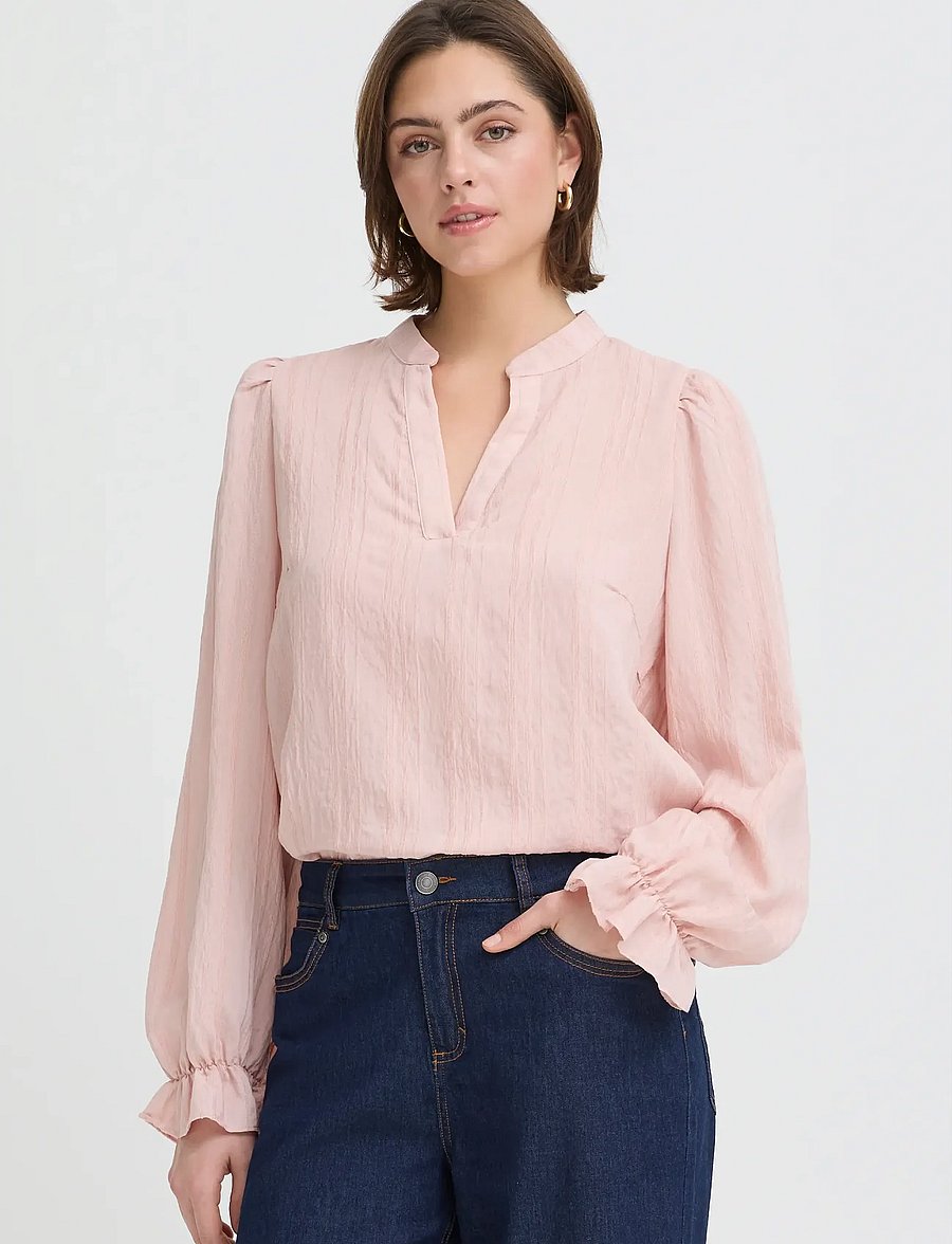 Fransa - FRVALMA BL 1 - long sleeved blouses - rose smoke - 3