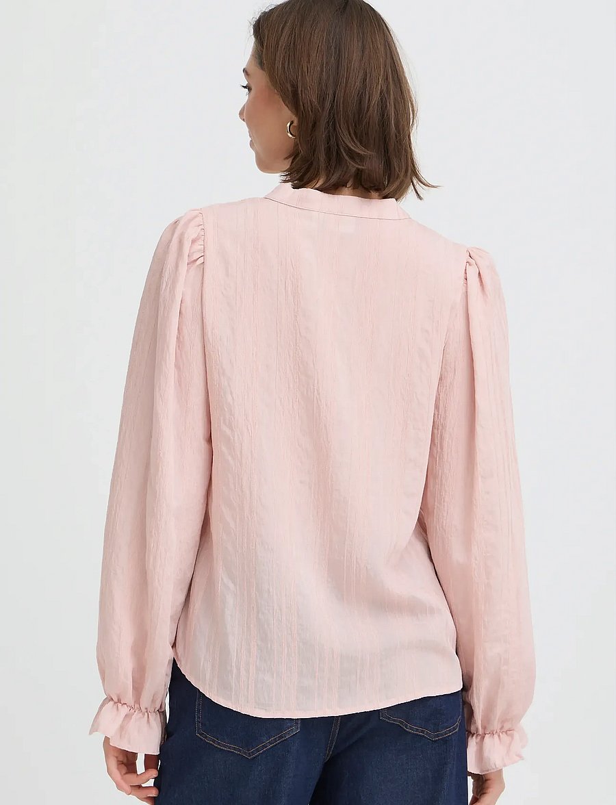 Fransa - FRVALMA BL 1 - long sleeved blouses - rose smoke - 4