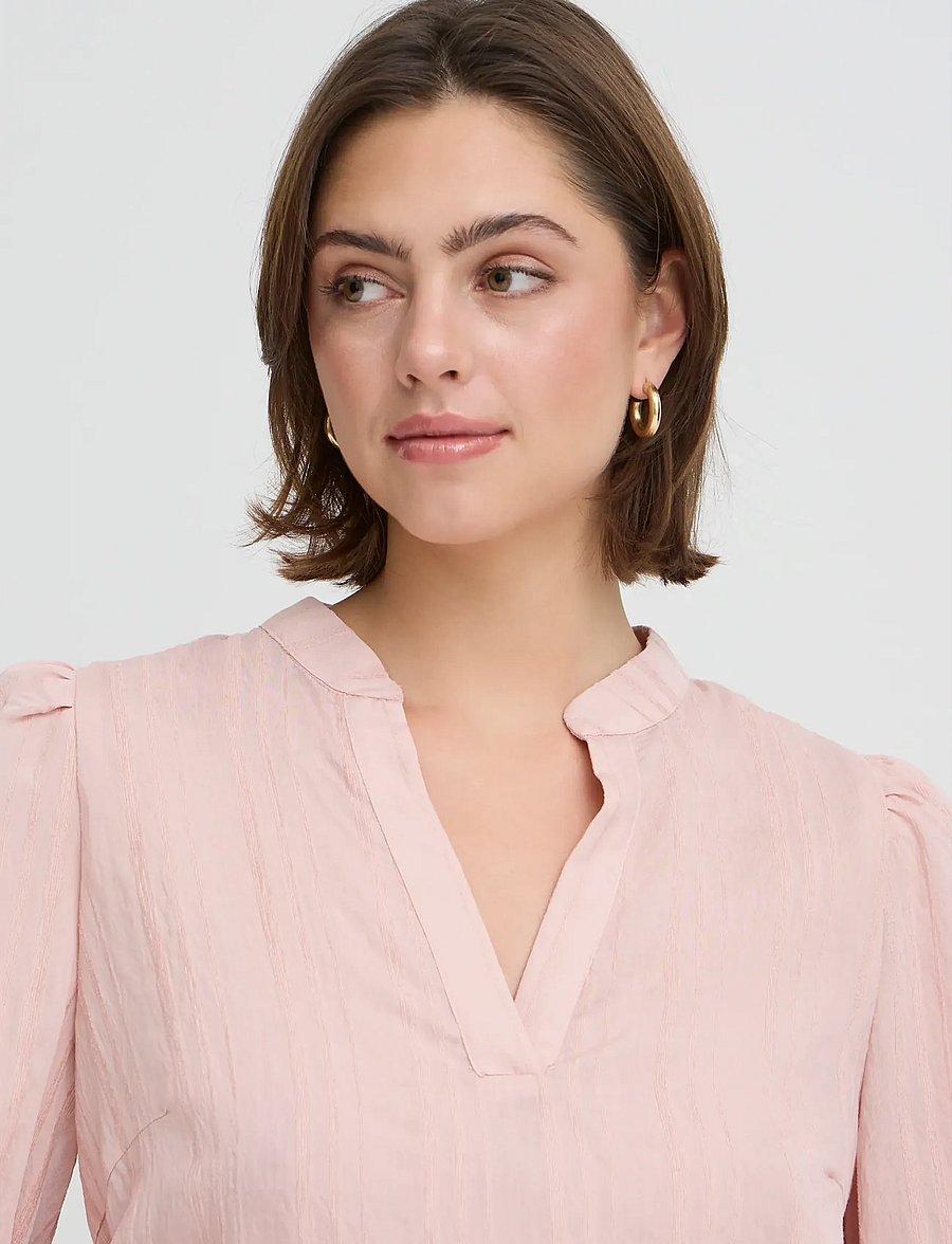 Fransa - FRVALMA BL 1 - long sleeved blouses - rose smoke - 5
