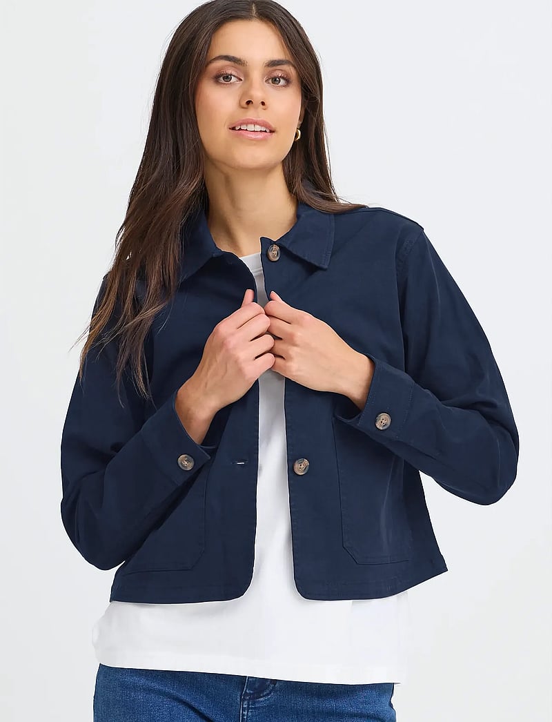 Fransa - FRTWILL JA 2 - fall jackets - navy blazer - 3