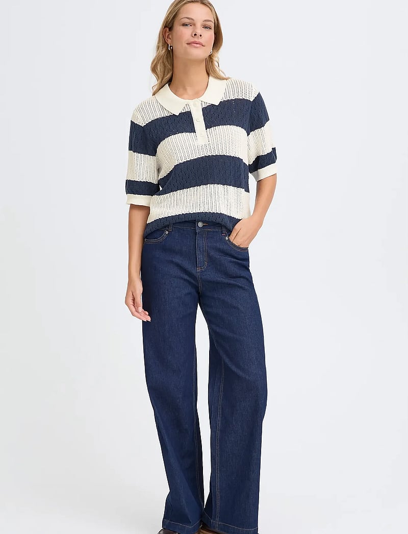 Fransa - FRVALLY PU 1 - sviitrid - navy blazer stripe - 0