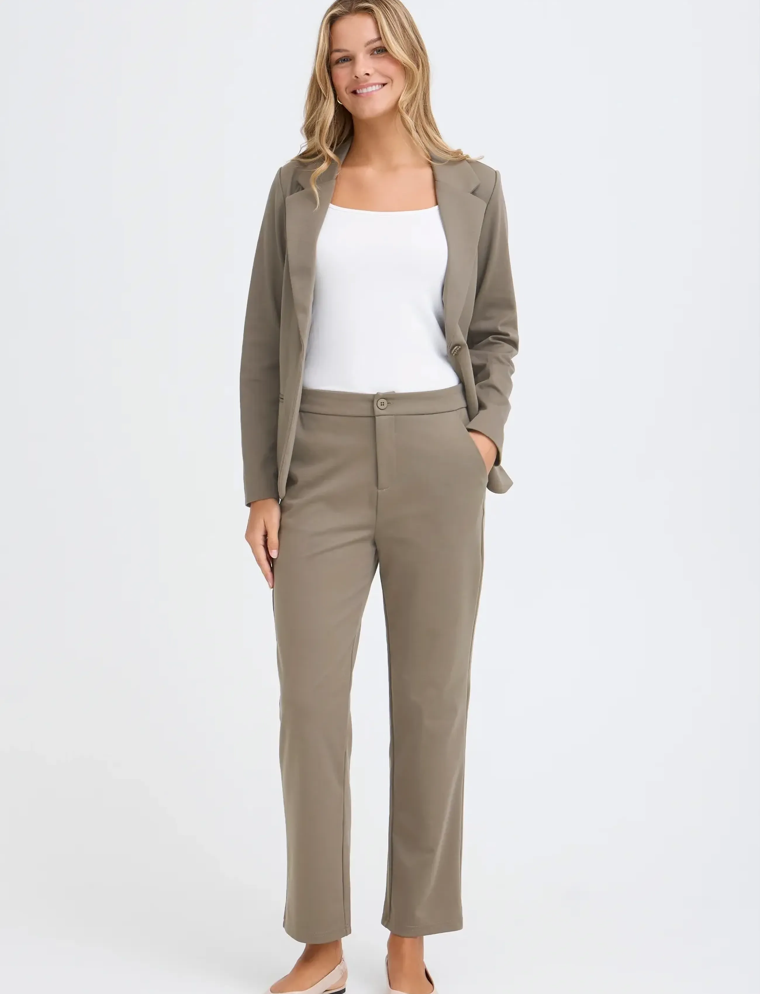 Fransa FRBLAZER PA 7 - Transitional Layering - SMOKEY OLIVE / khaki/green