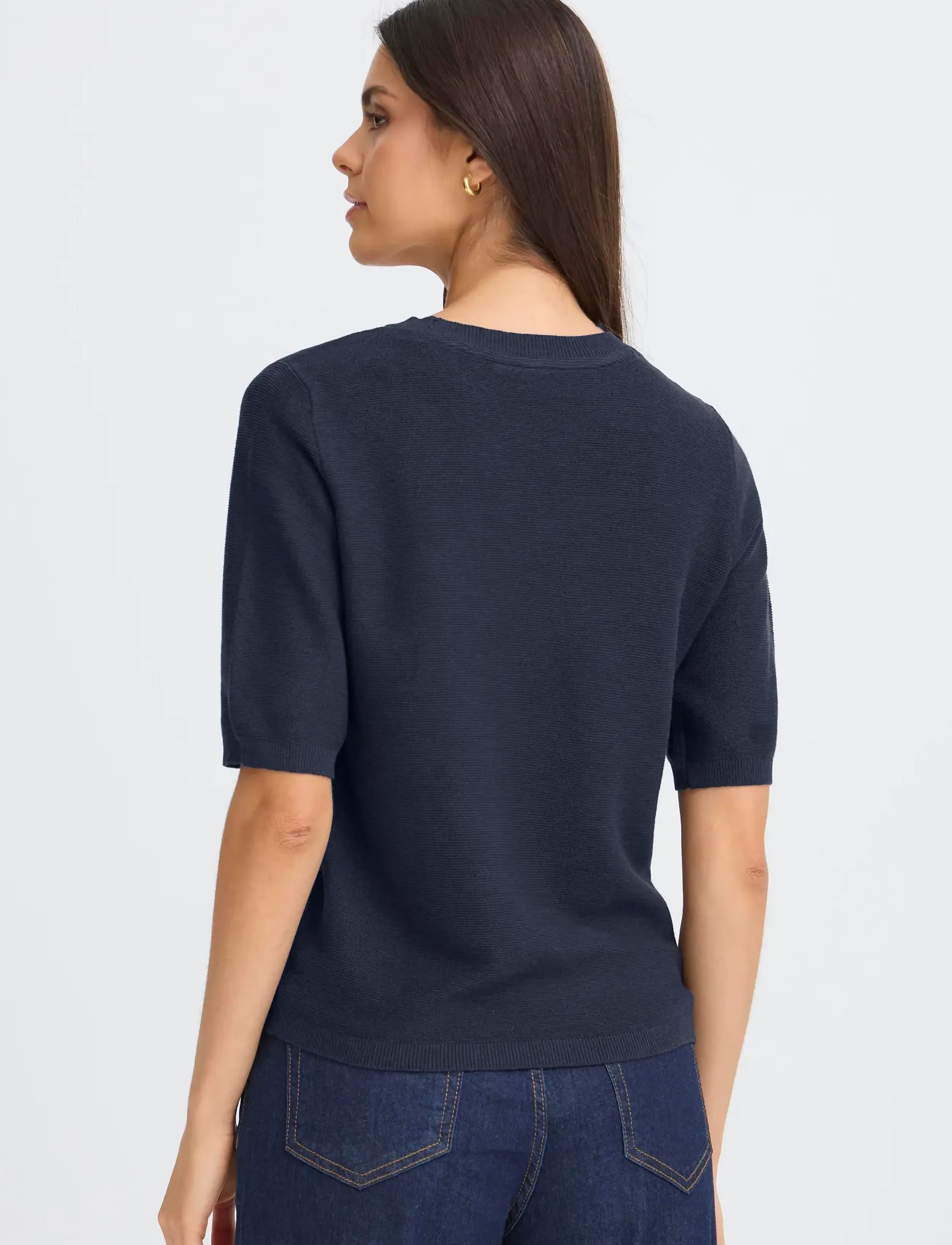 Fransa - FRSINJA PU 3 - striktrøjer - navy blazer - 4