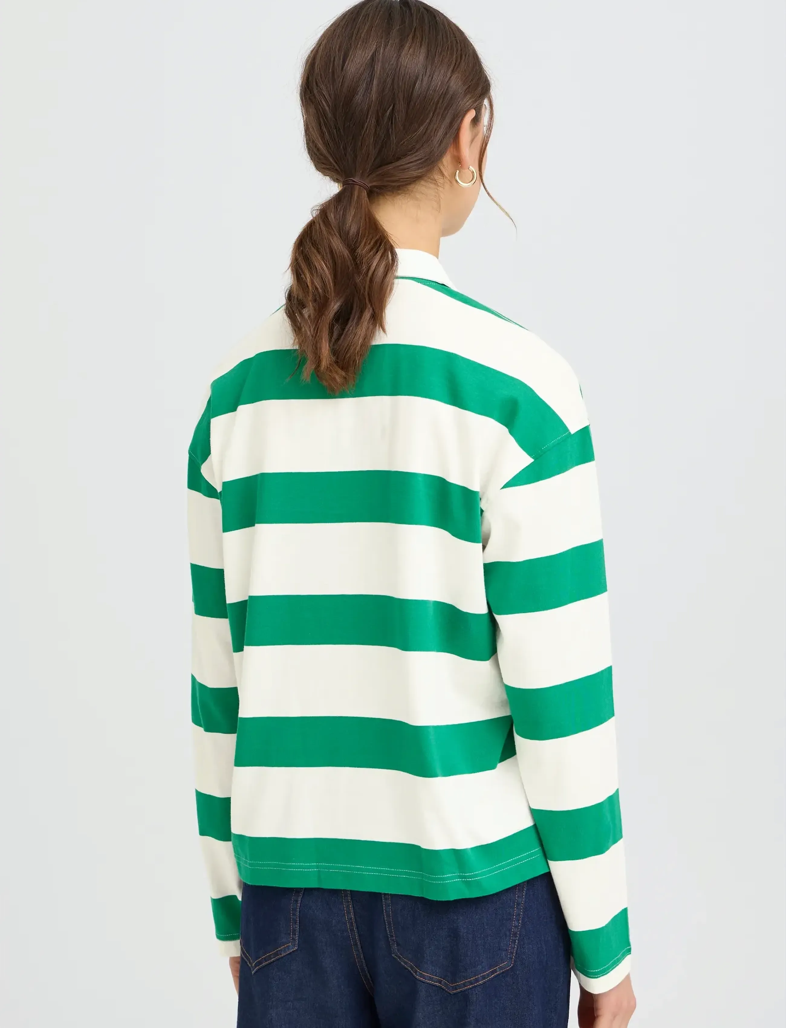 Fransa - FRSIGMA TEE 1 - alhaisimmat hinnat - green/blue stripe - 4