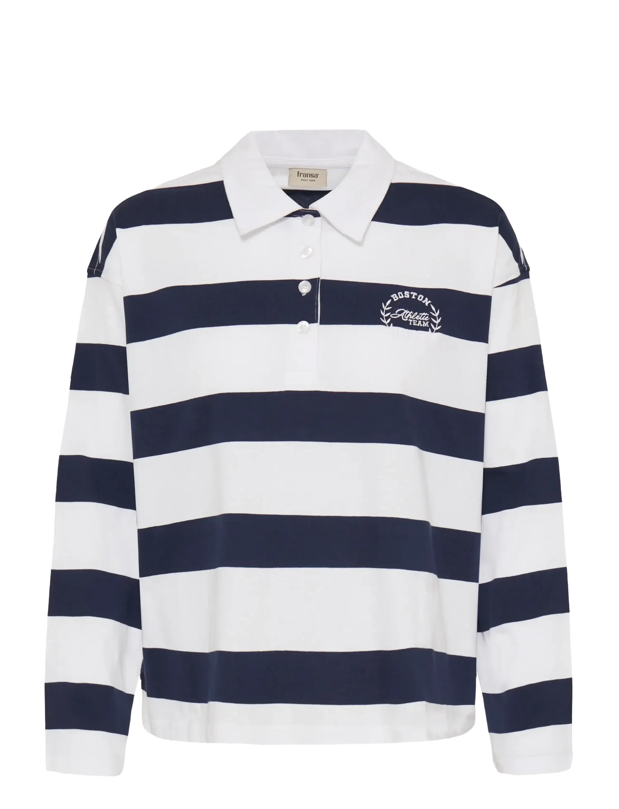 Fransa FRSIGMA TEE 1 - Kläder - NAVY STRIPE / navy