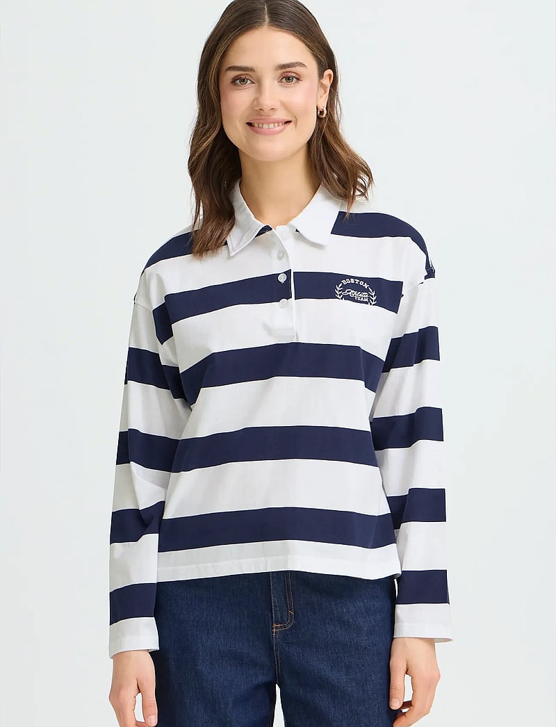 Fransa - FRSIGMA TEE 1 - polosärgid - navy stripe - 3