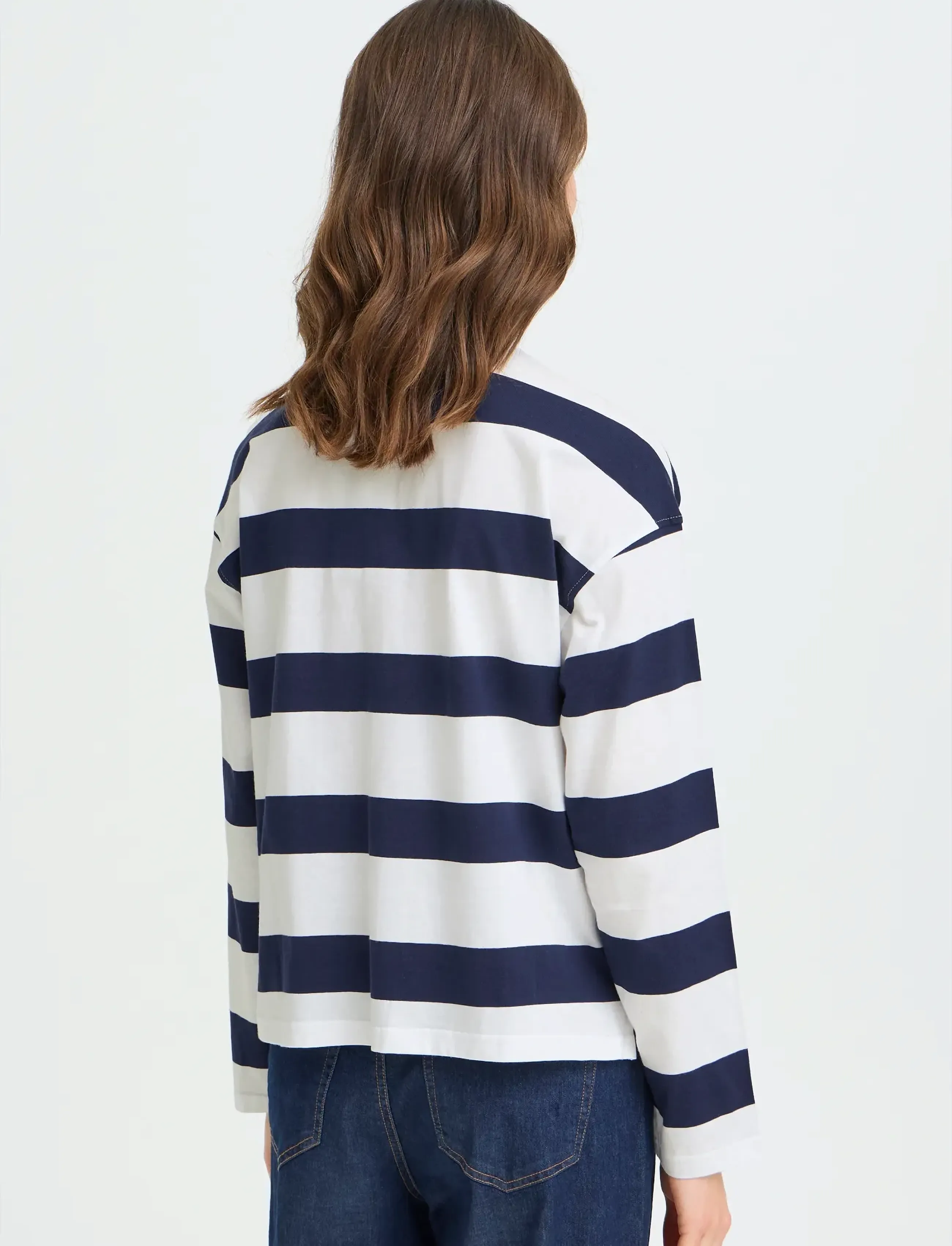 Fransa - FRSIGMA TEE 1 - poloer - navy stripe - 4