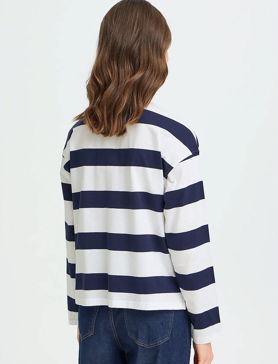 Fransa - FRSIGMA TEE 1 - poloer - navy stripe - 4
