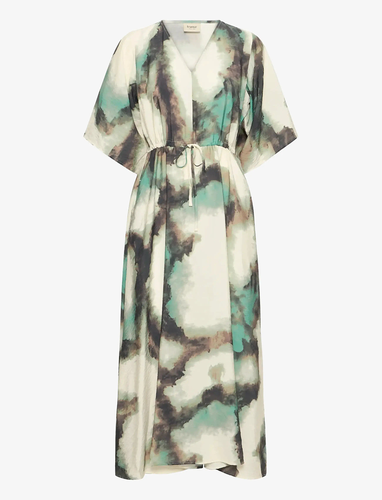 Fransa - FRAYLA DR 1 - sommarklänningar - marble creme d. menthe - 1