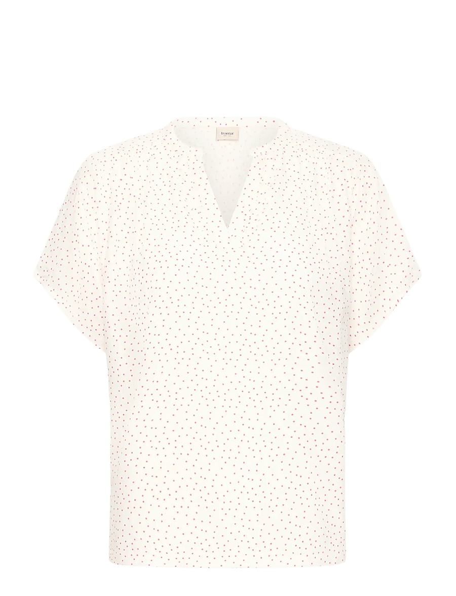 Fransa - FRLAYA BL 1 - kurzärmelige blusen - dot dots black - 1