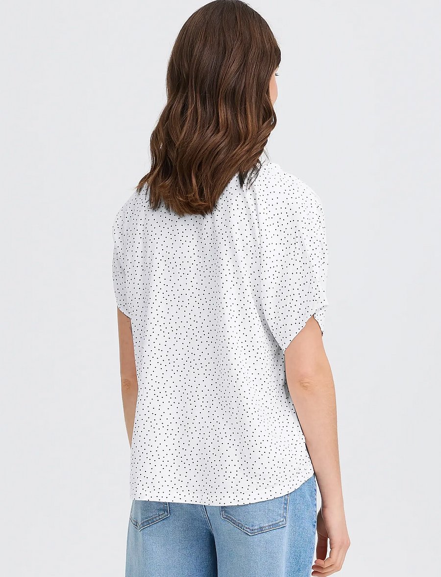 Fransa - FRLAYA BL 1 - kurzärmelige blusen - dot dots black - 4