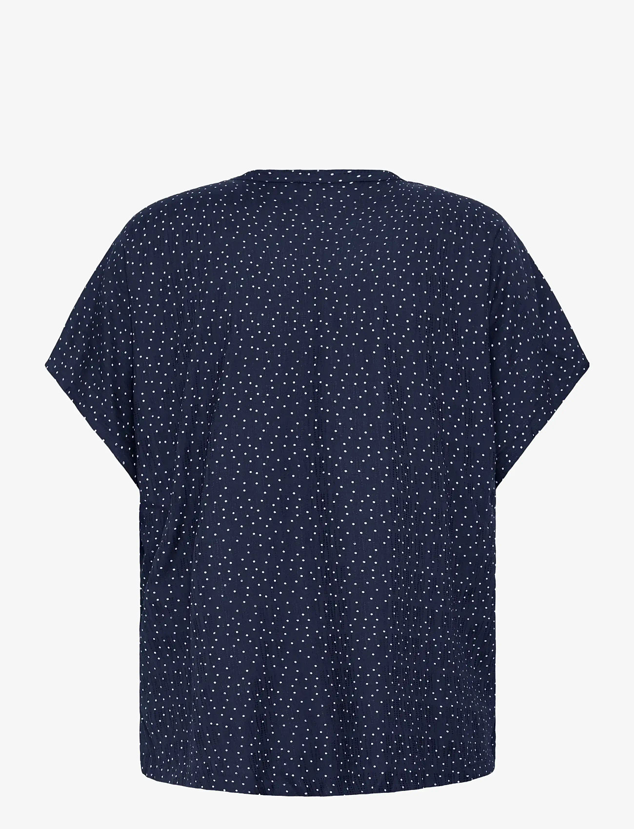 Fransa - FRLAYA BL 1 - lühikeste varrukatega pluusid - dot dots navy blazer - 2