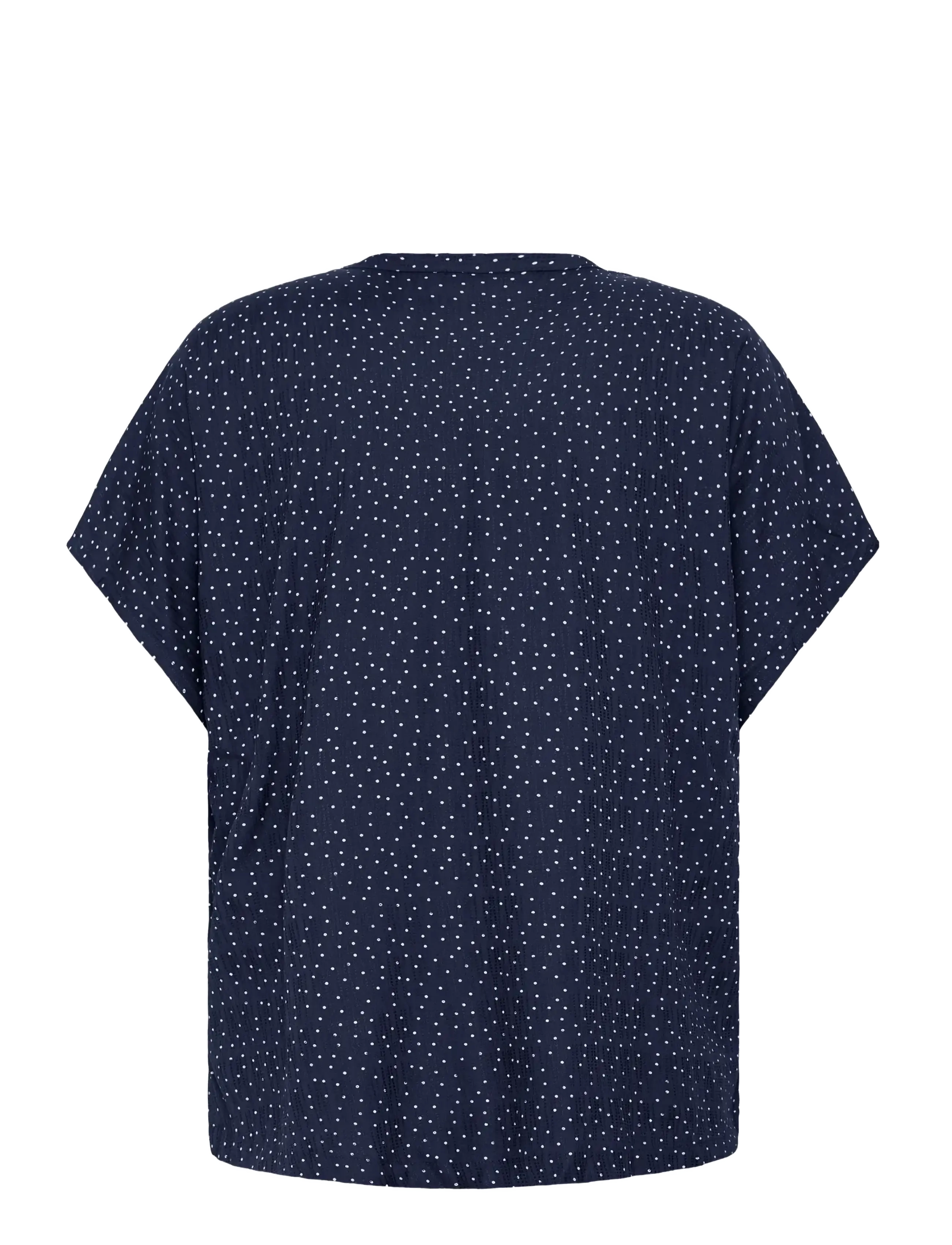 Fransa - FRLAYA BL 1 - lühikeste varrukatega pluusid - dot dots navy blazer - 2