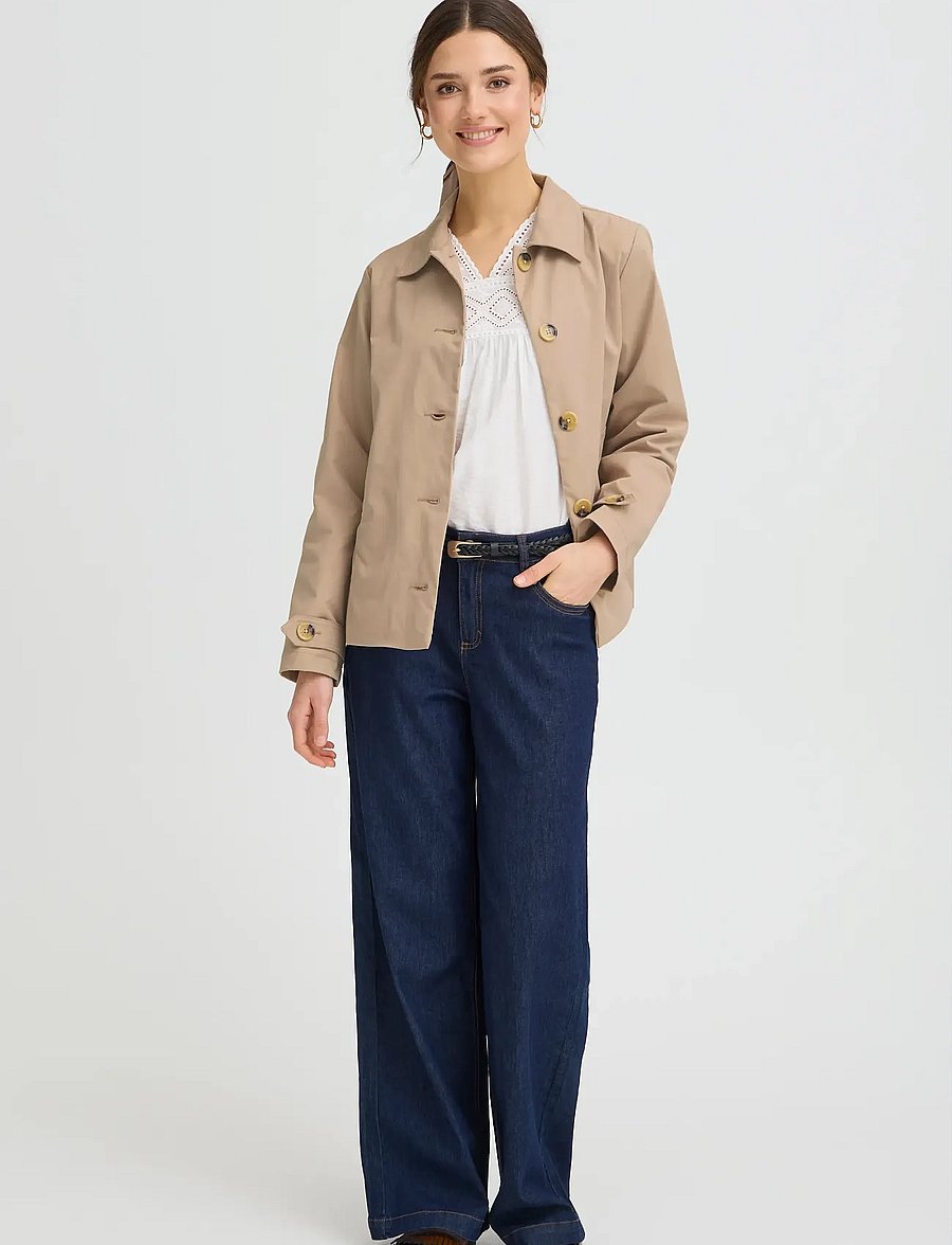 Fransa - FRTRINA JA 3 - tunna jackor - oxford tan - 0