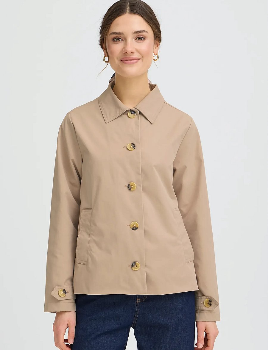 Fransa - FRTRINA JA 3 - tunna jackor - oxford tan - 3