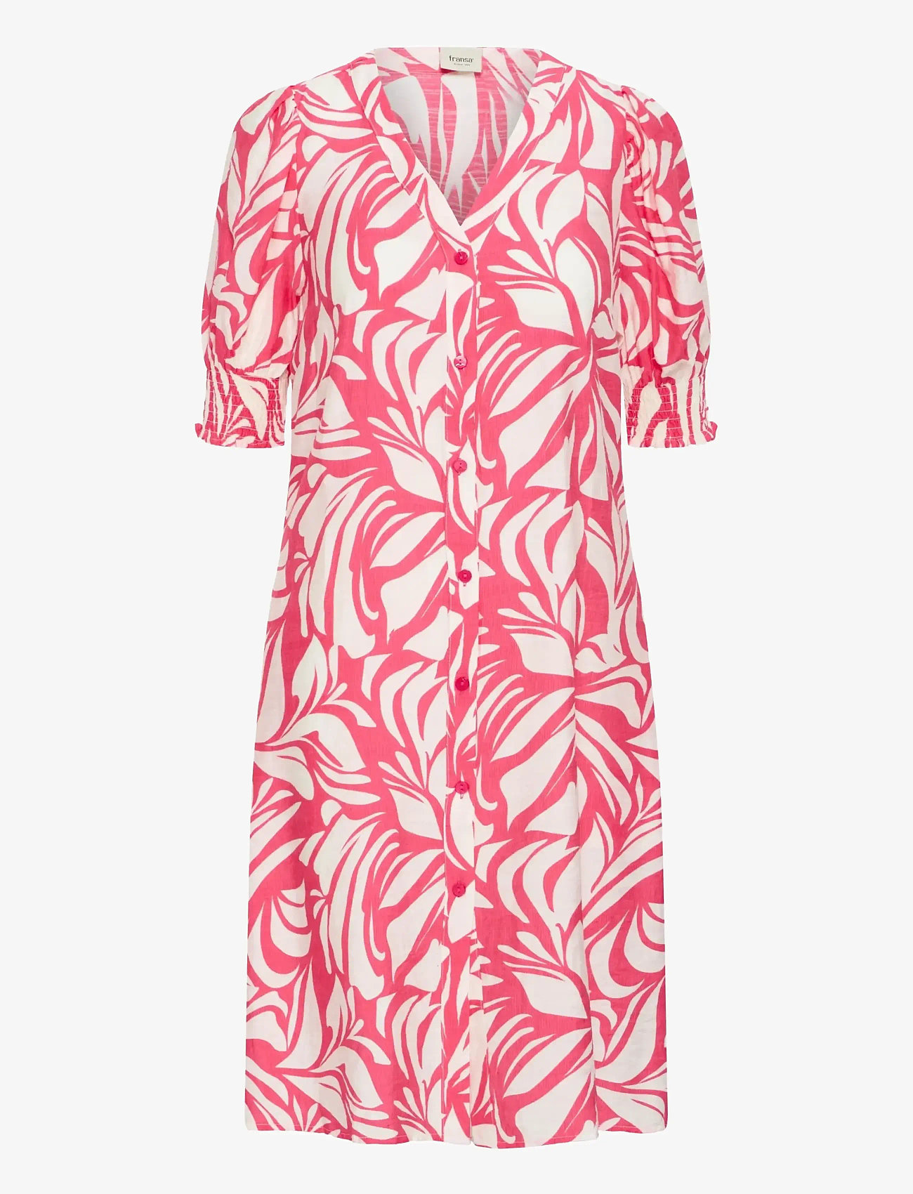 Fransa - FRARIANA DR 18 - summer dresses - floral reverie honeysuckle - 1