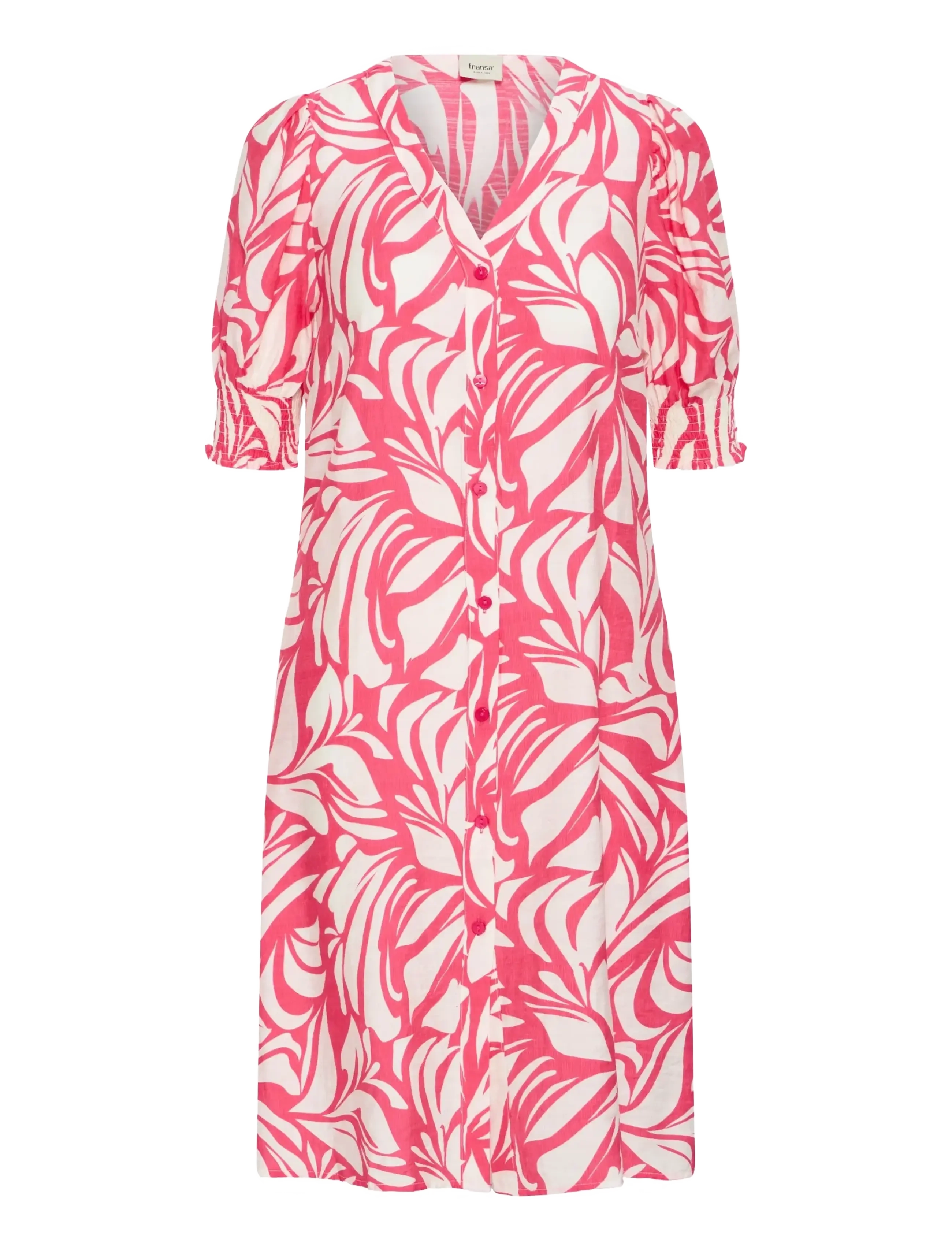 Fransa FRARIANA DR 18 - Tøj - FLORAL REVERIE HONEYSUCKLE / pink/rose