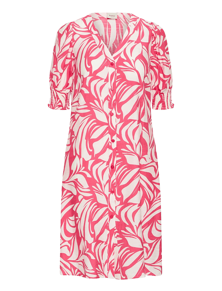 Fransa - FRARIANA DR 18 - sommarklänningar - floral reverie honeysuckle - 1