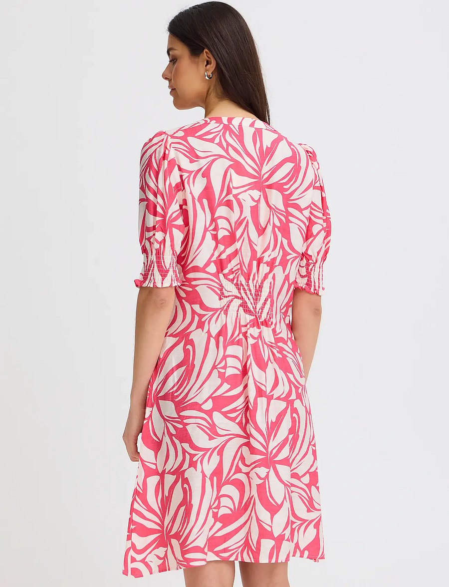Fransa - FRARIANA DR 18 - sommarklänningar - floral reverie honeysuckle - 4