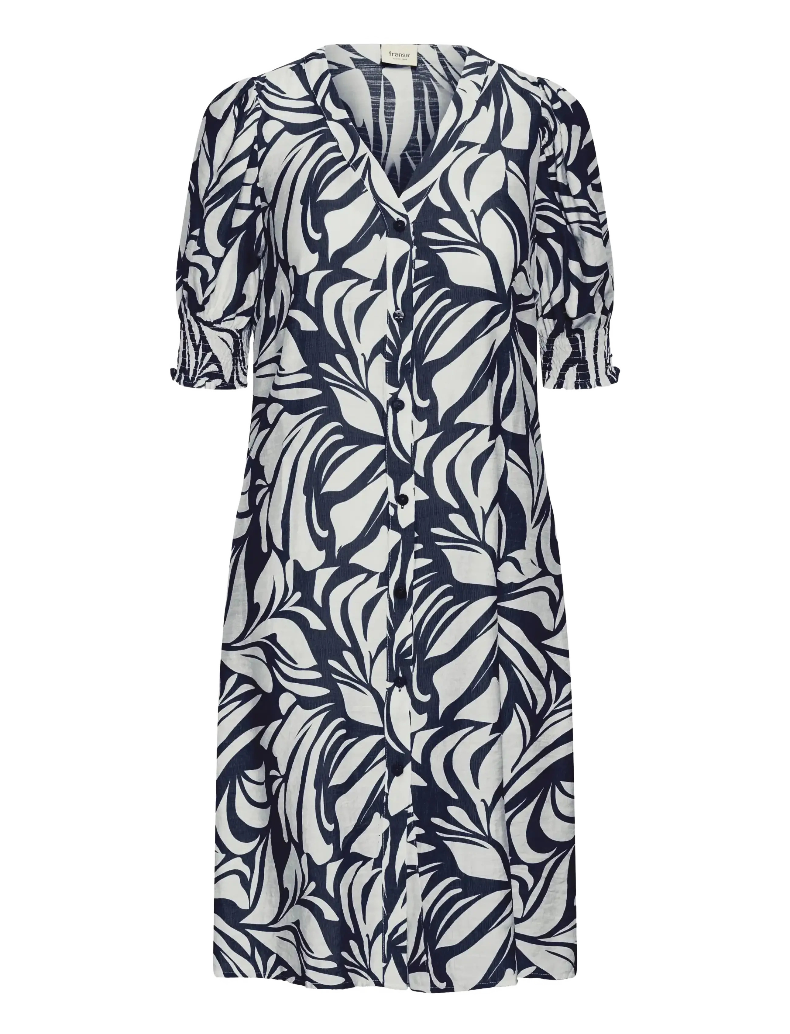 Fransa FRARIANA DR 18 - Kleidid - FLORAL REVERIE NAVY / navy