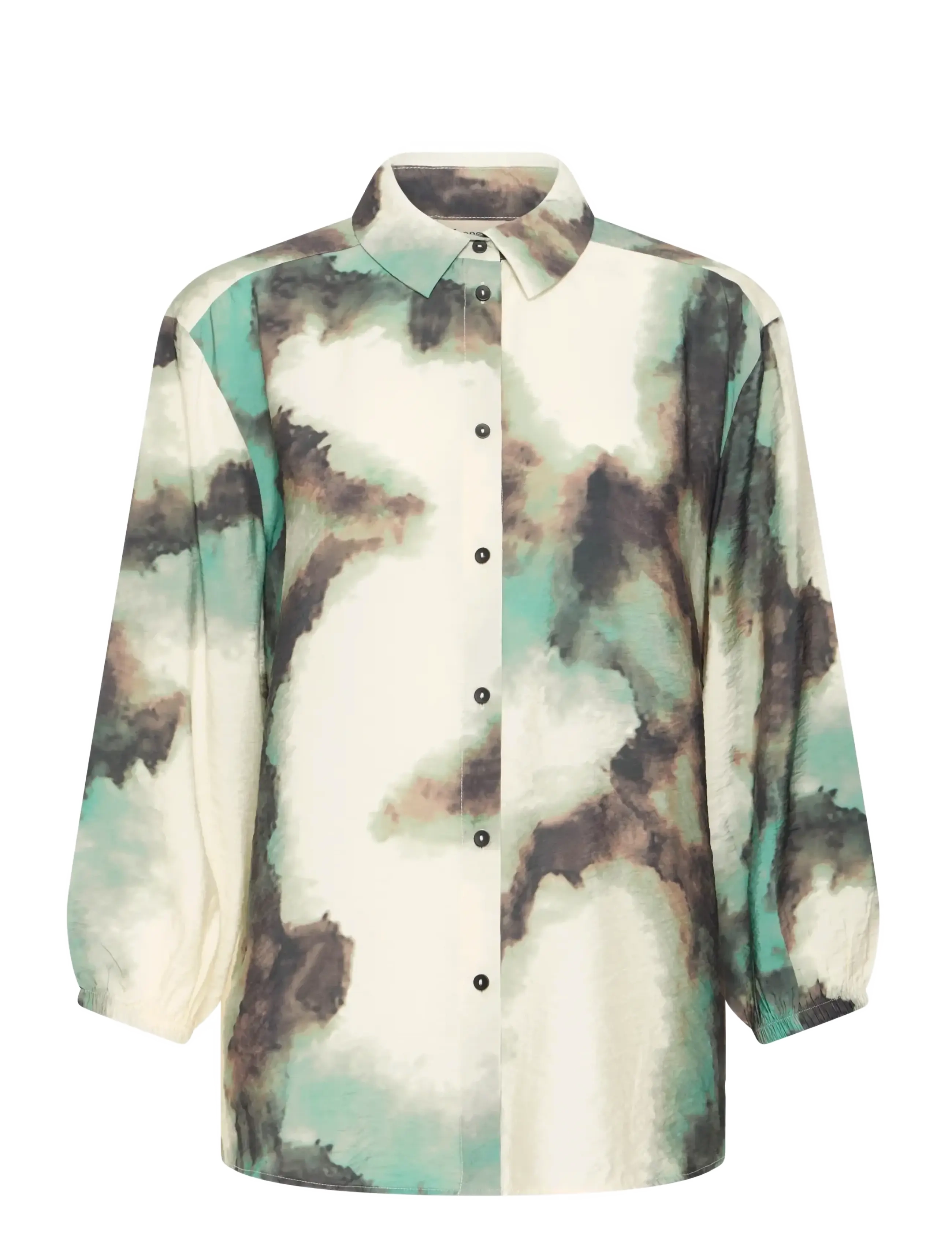 Fransa FRAYLA SH 1 - Blusar & Skjortor - MARBLE CREME D. MENTHE / multi