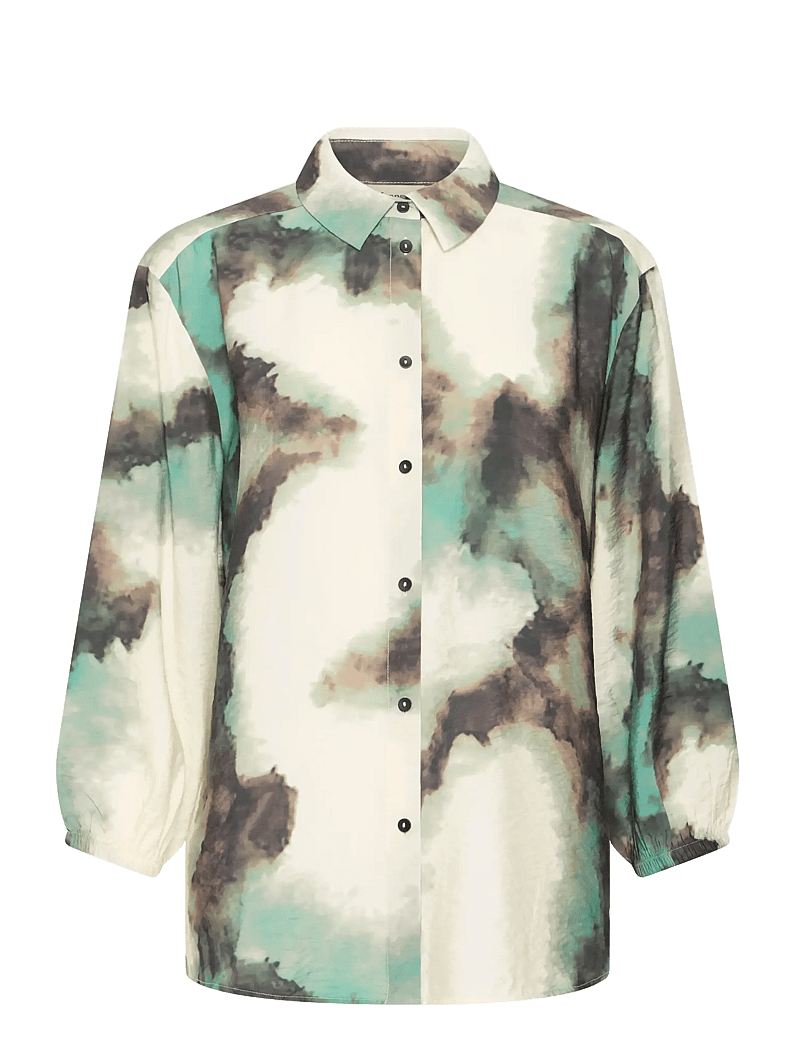 Fransa - FRAYLA SH 1 - langærmede skjorter - marble creme d. menthe - 1