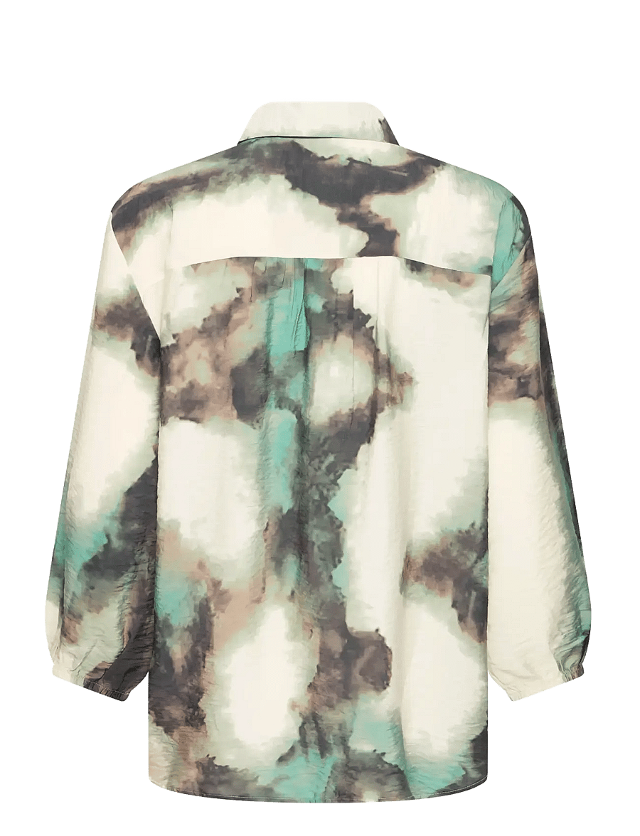 Fransa - FRAYLA SH 1 - langærmede skjorter - marble creme d. menthe - 2