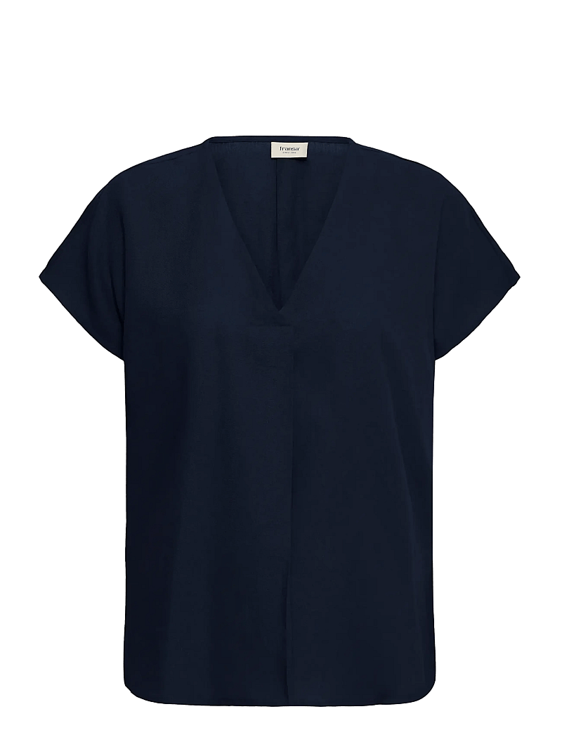 Fransa - FRJETT BL 1 - kortærmede bluser - navy blazer - 0