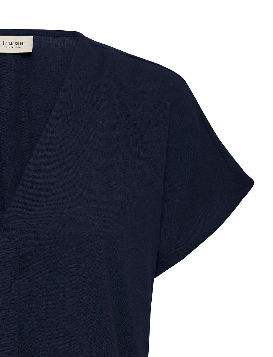 Fransa - FRJETT BL 1 - blouses à manches courtes - navy blazer - 2
