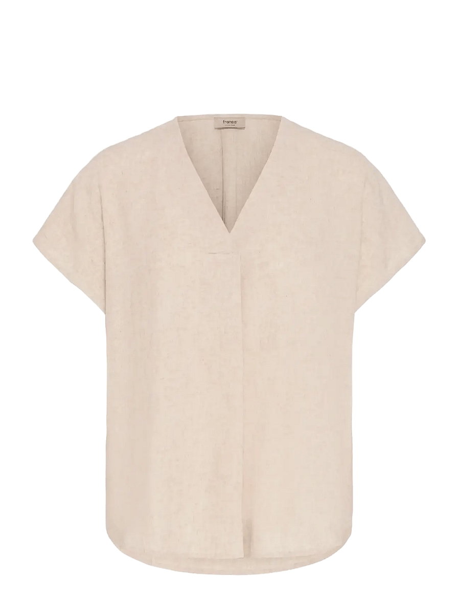 Fransa - FRJETT BL 1 - kurzärmelige blusen - undyed unbleached - 1