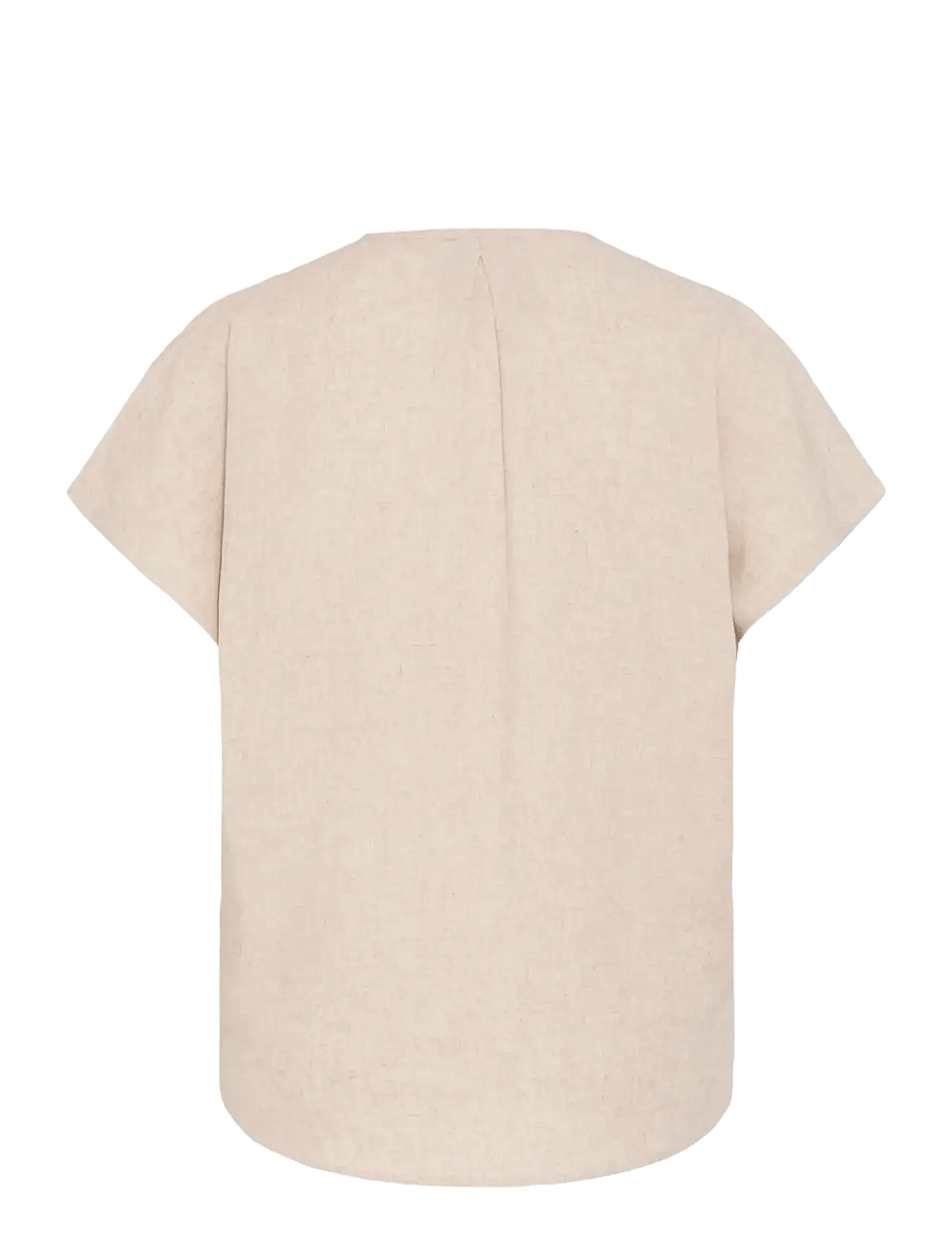 Fransa - FRJETT BL 1 - kurzärmelige blusen - undyed unbleached - 2