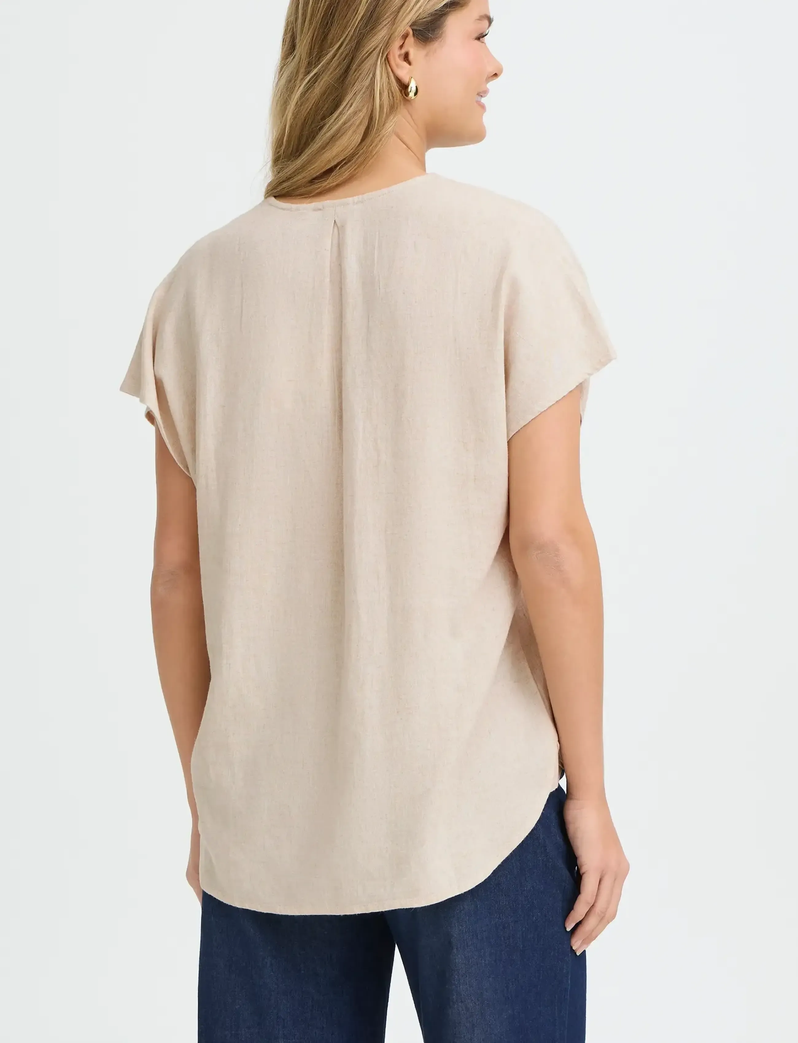 Fransa - FRJETT BL 1 - kurzärmelige blusen - undyed unbleached - 4