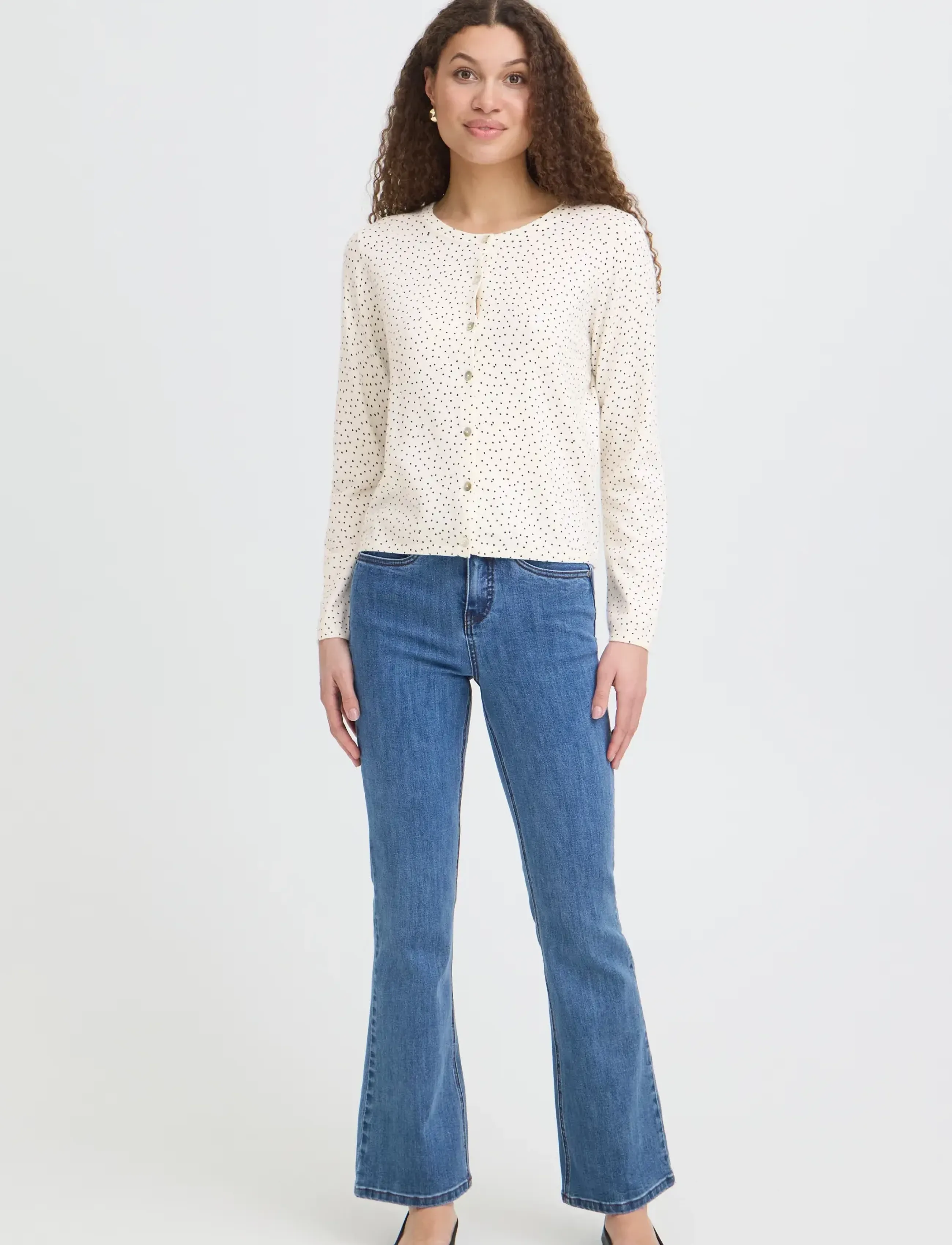 Fransa Frmalen Car 1, S, Knitwear, Creme - Cardigans, Frauen