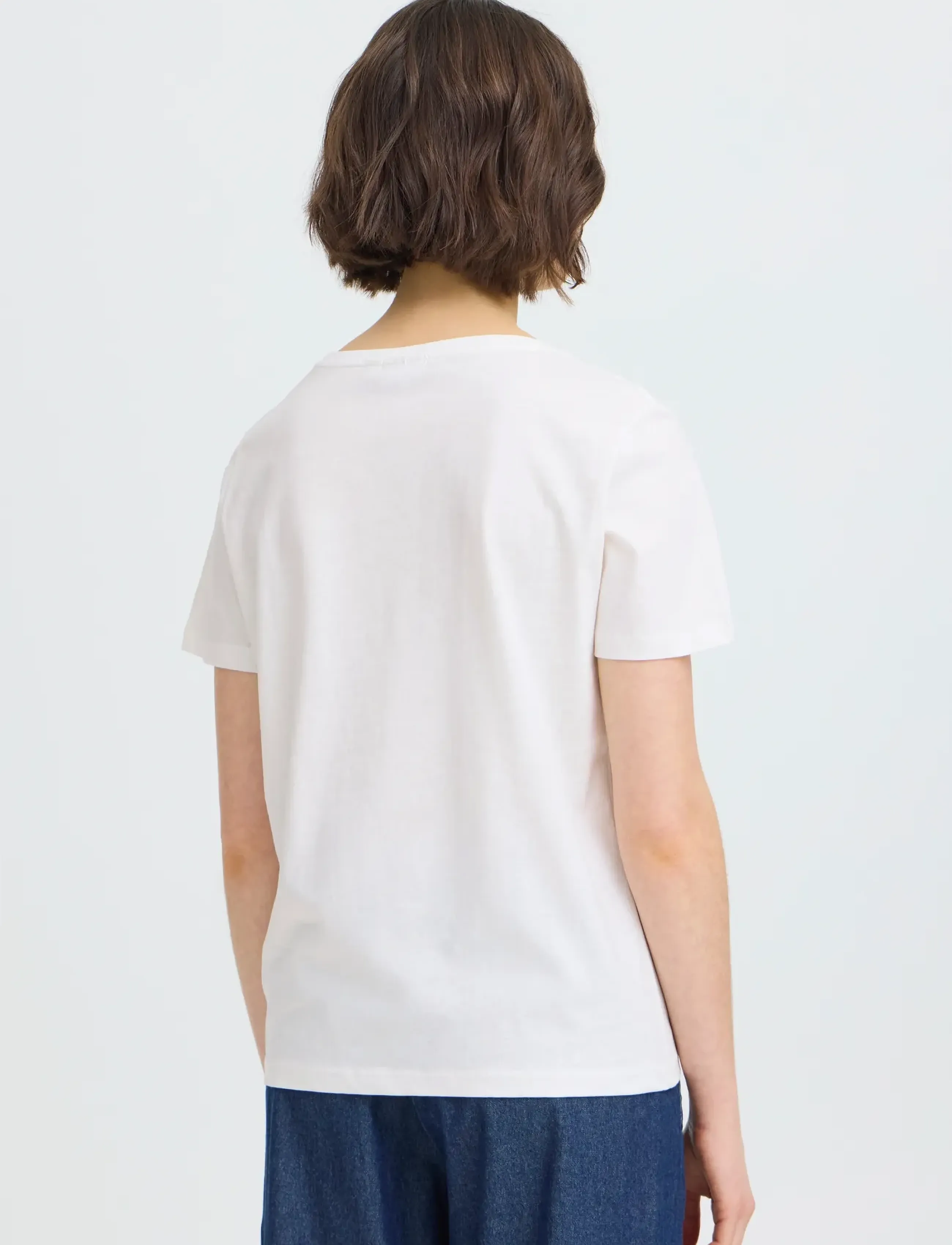 Fransa - FRRIASA TEE 1 - t-shirts - black emb - 4