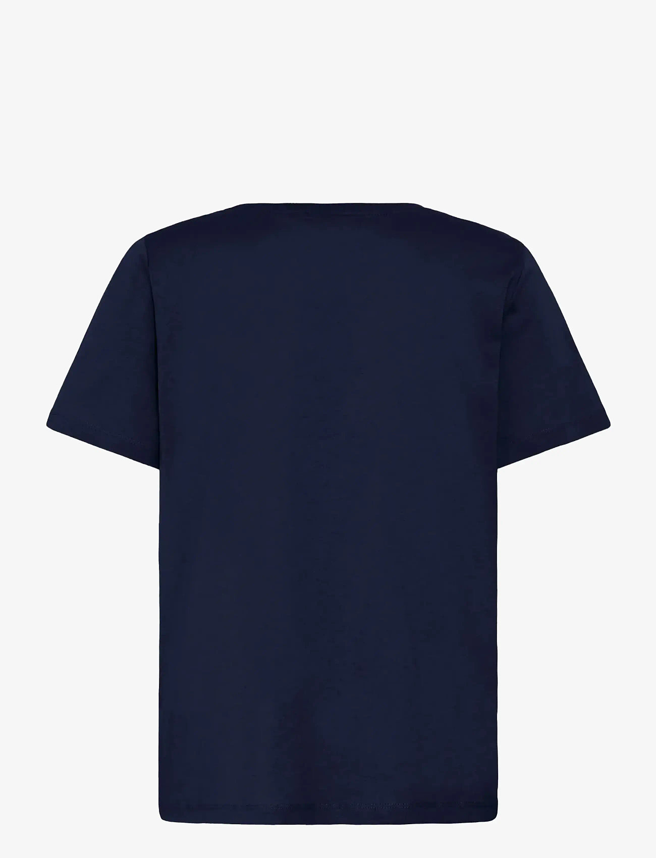 Fransa - FRRIASA TEE 1 - t-shirts - navy w. white emb. - 2