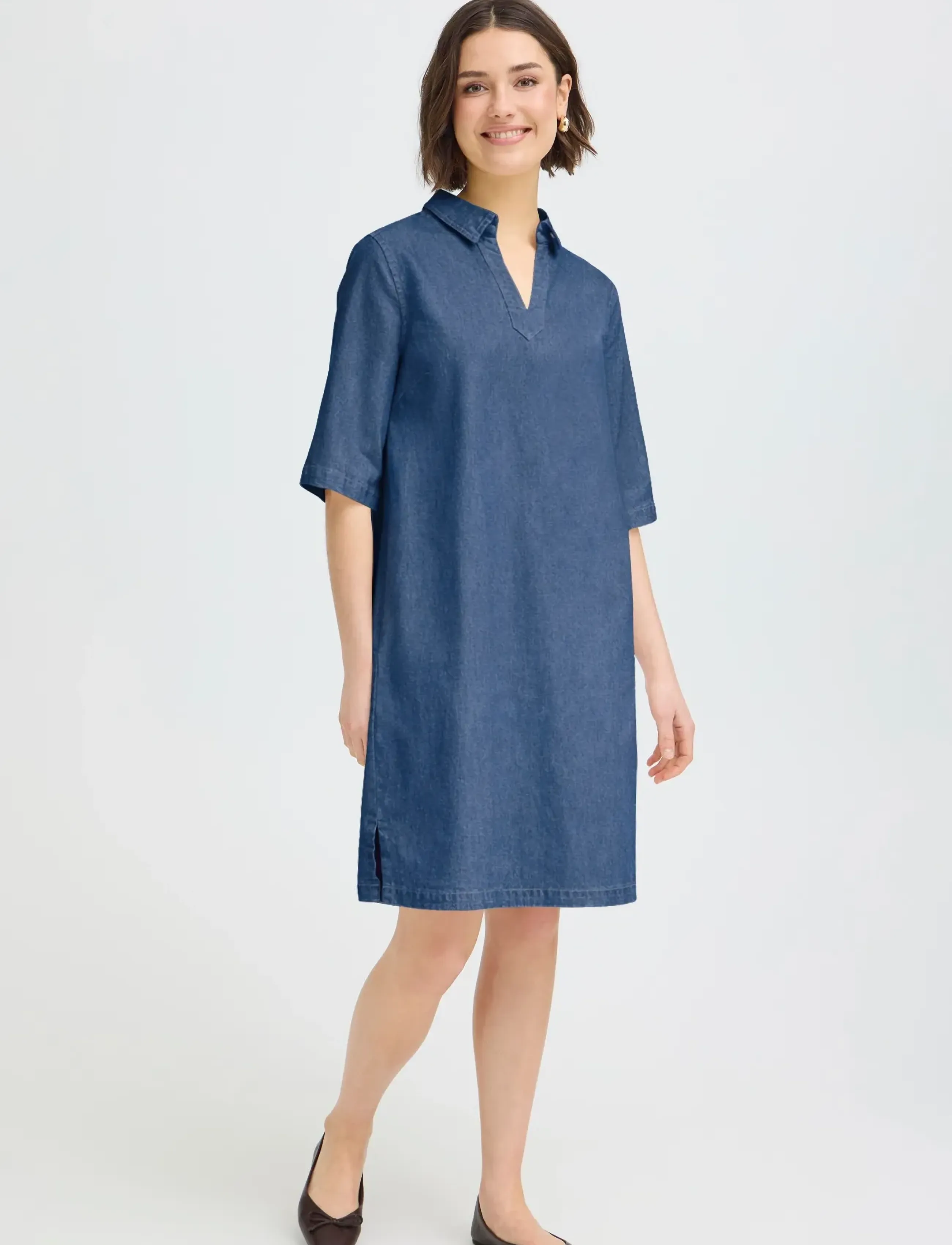 Fransa FRCHICAGO DR 6 - Kläder - MID BLUE DENIM / blue