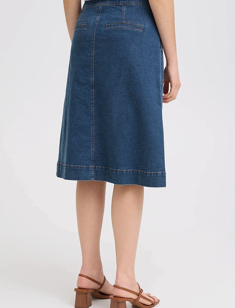 Fransa - FRVOCUT SK 3 - jeanskjolar - mid blue denim - 4