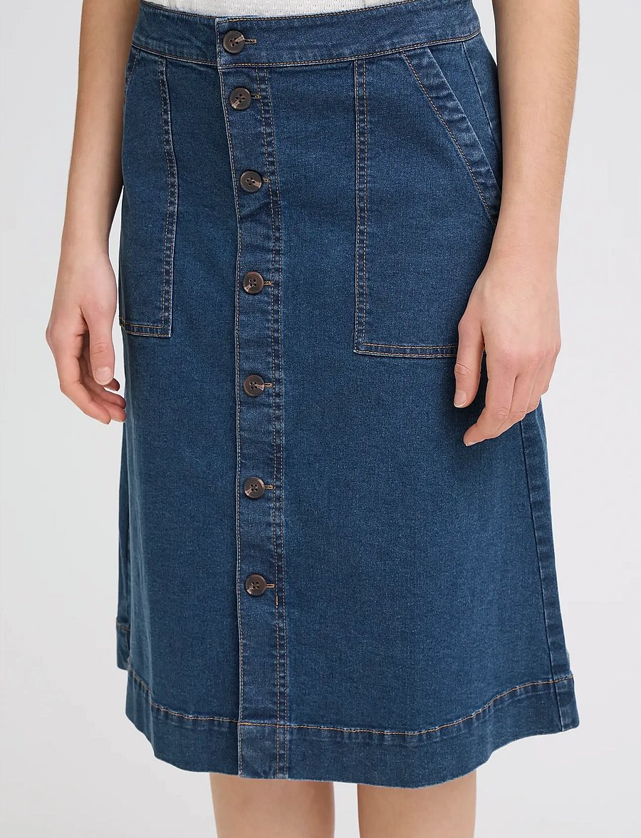 Fransa - FRVOCUT SK 3 - teksaseelikud - mid blue denim - 5