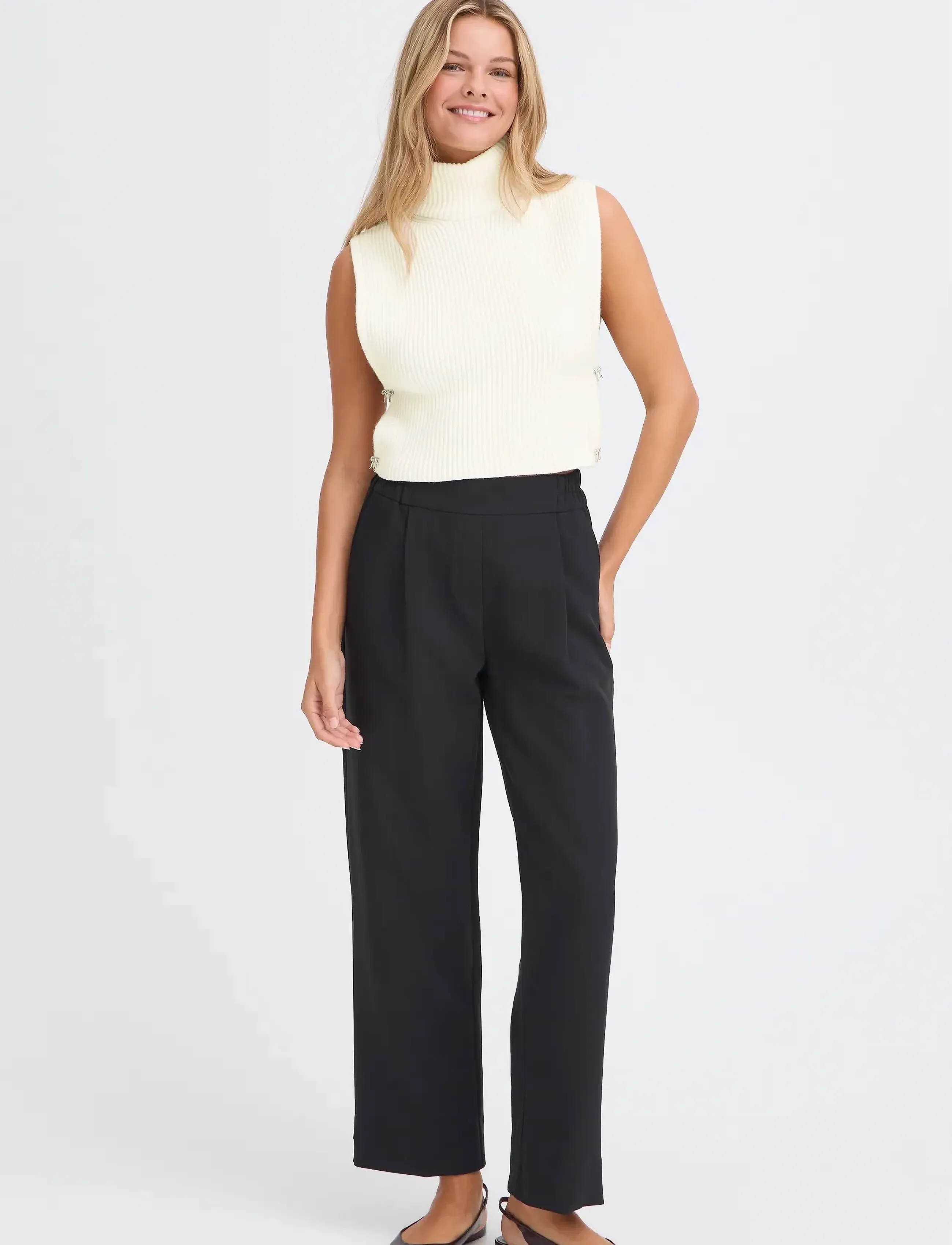 Fransa Frishal Acc 1, One Size, Cream, Veste > Strikkede Veste, Dame