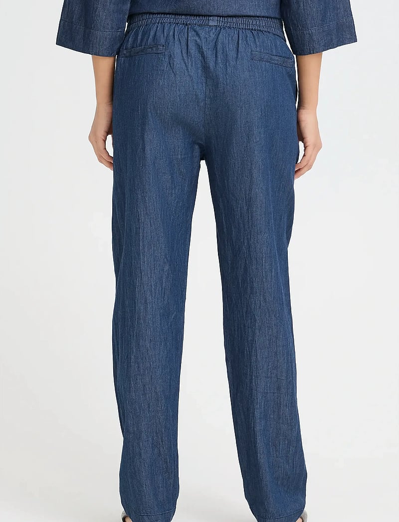 Fransa - FRLARISSA PA 2 - raka byxor - mid blue denim - 4