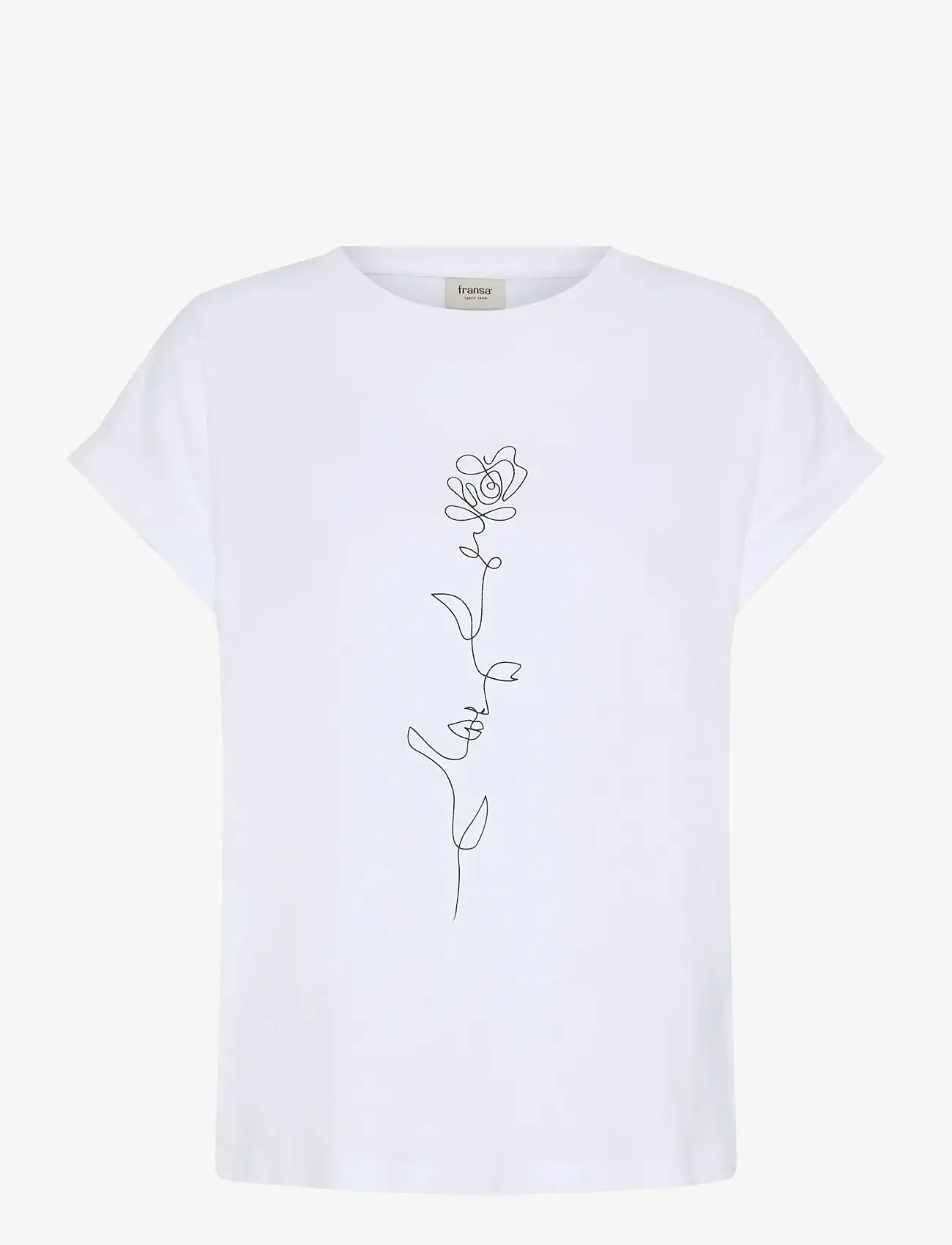 Fransa - FRGALI TEE 1 - laveste priser - blanc de blanc flowerline - 1