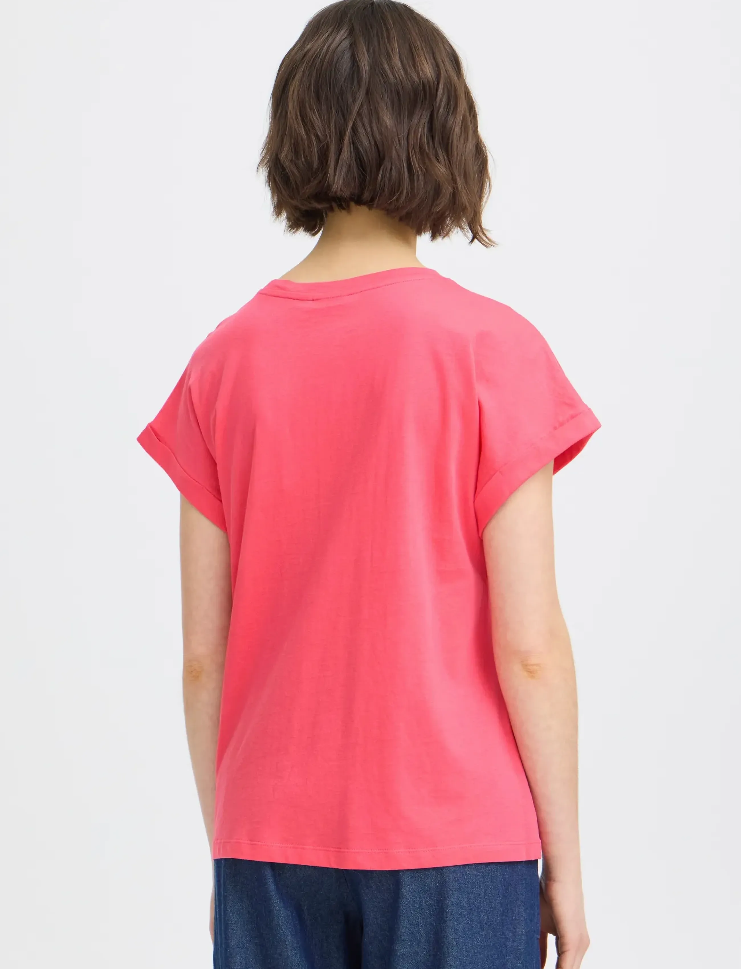 Fransa - FRGALI TEE 1 - t-shirts - honeysuckle flowerline - 4