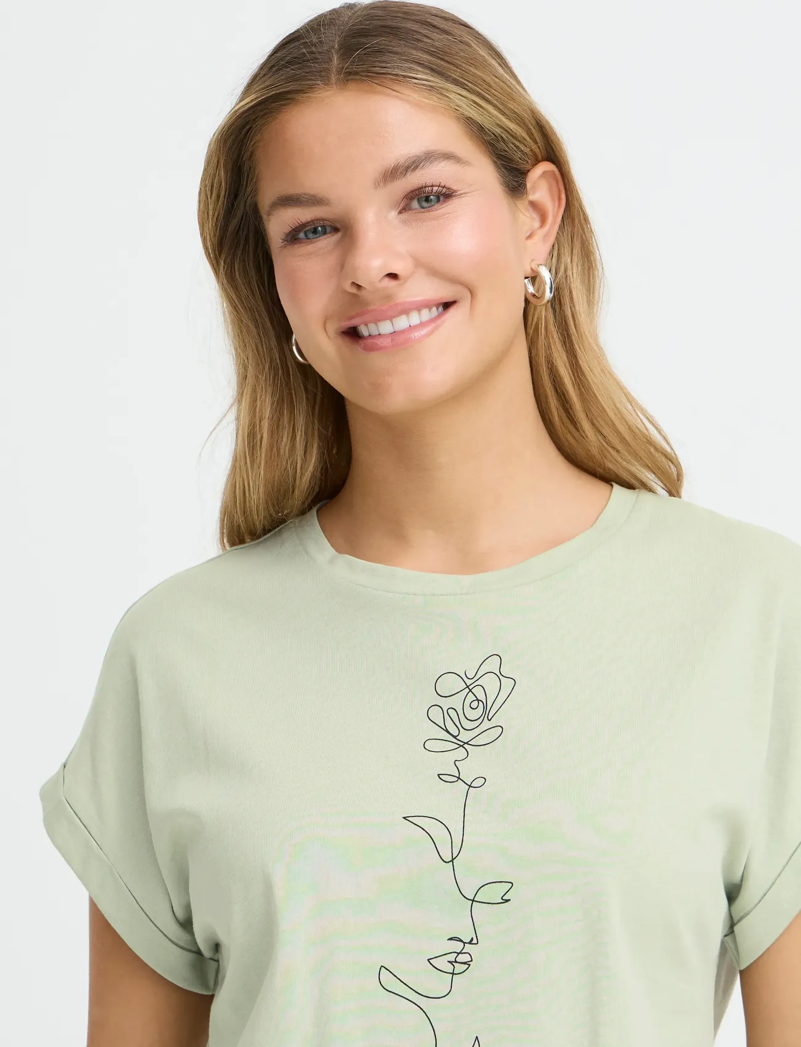 Fransa Frgali Tee 1 t-shirts dam – bild 4