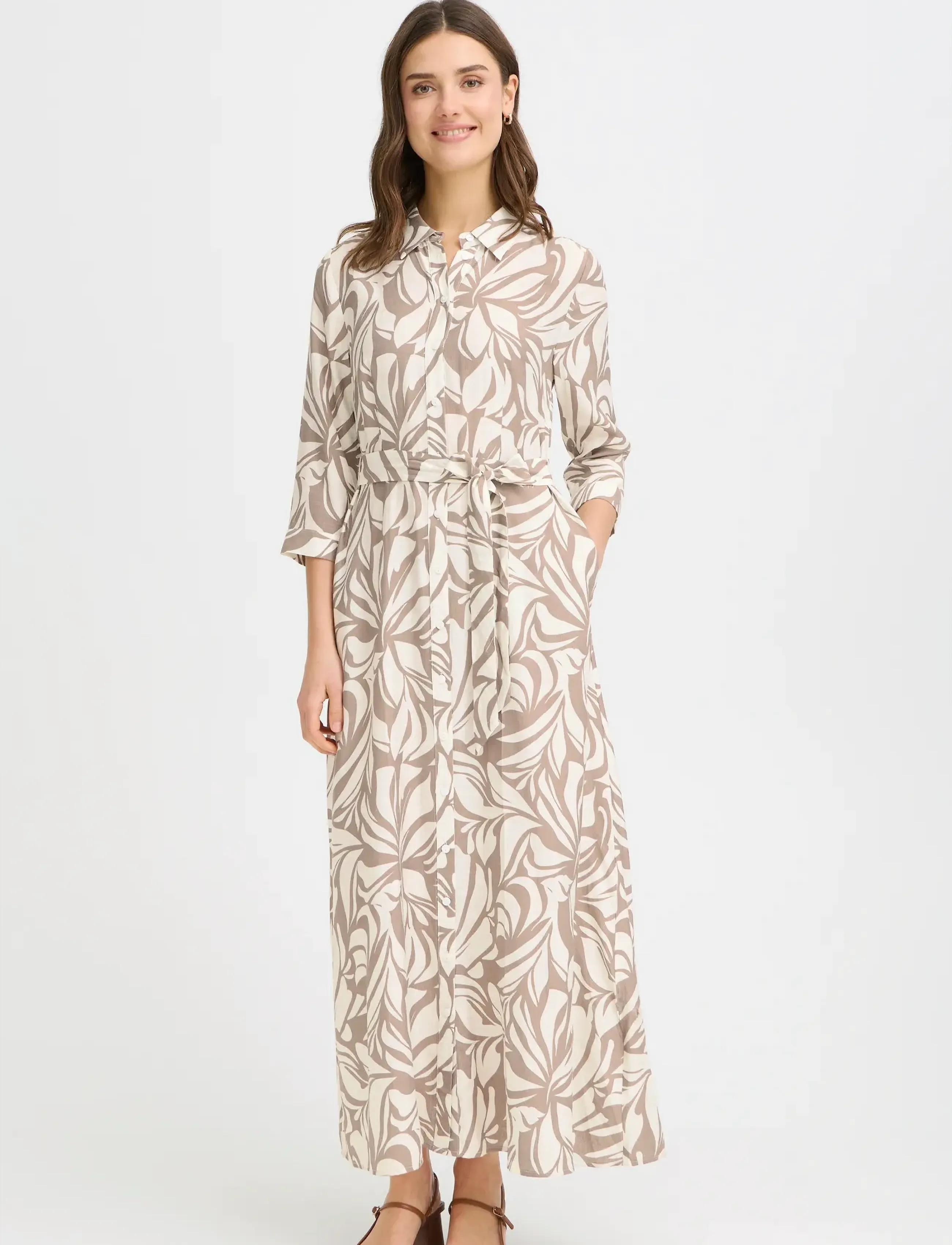 Fransa - FRARIANA DR 20 - summer dresses - floral reverie m. trail - 3