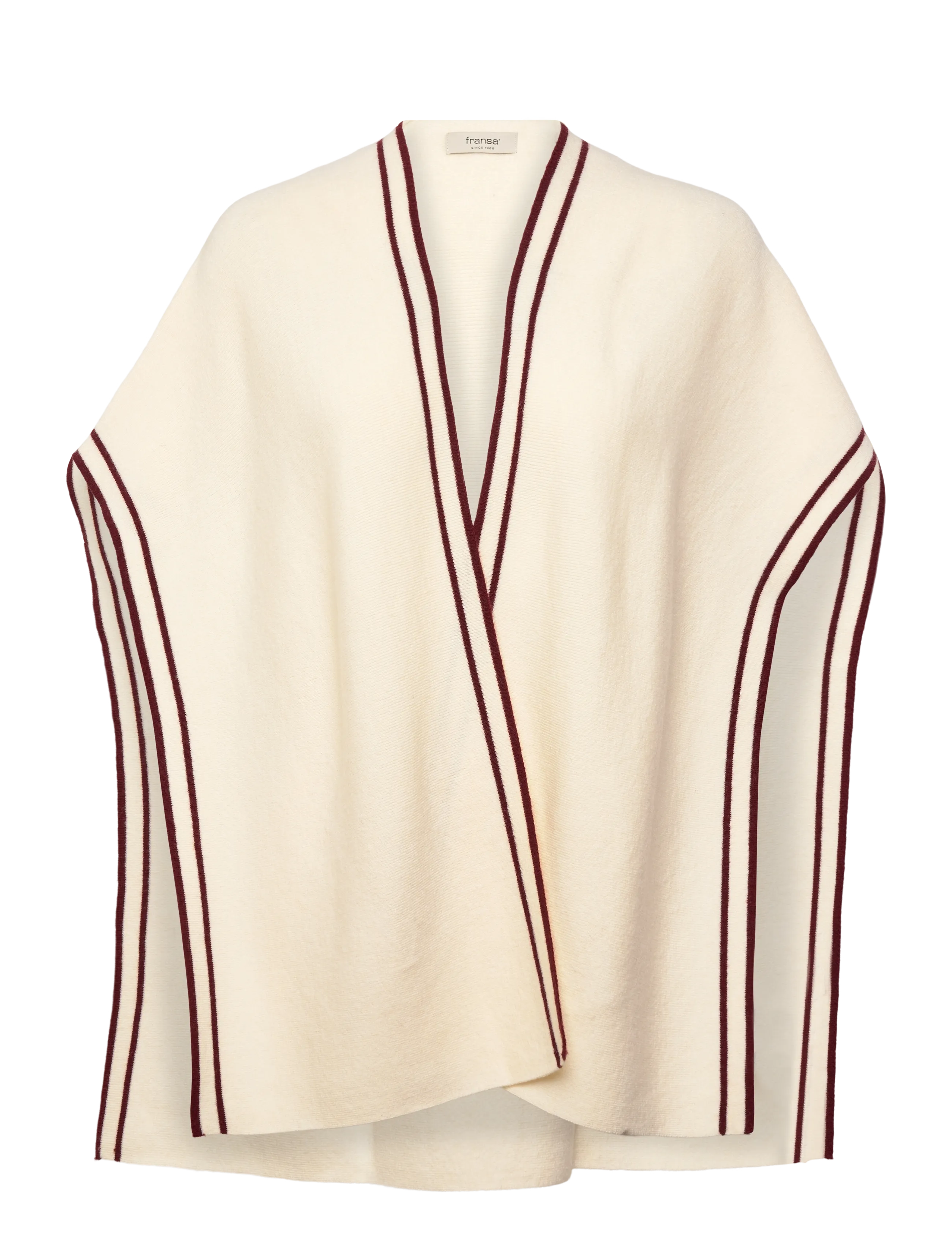 Fransa FRVINNA SHAWL 1 - Officewear - STRIPE SYRAH / cream