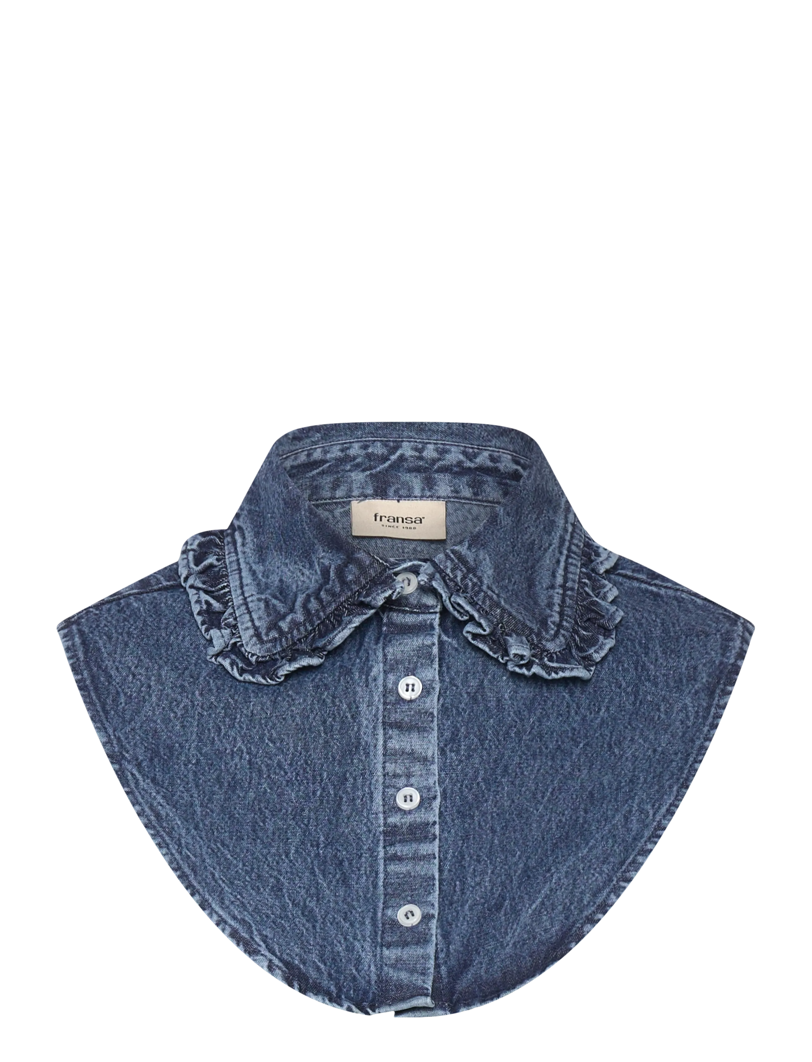 FRSORA COLLAR - MID BLUE DENIM