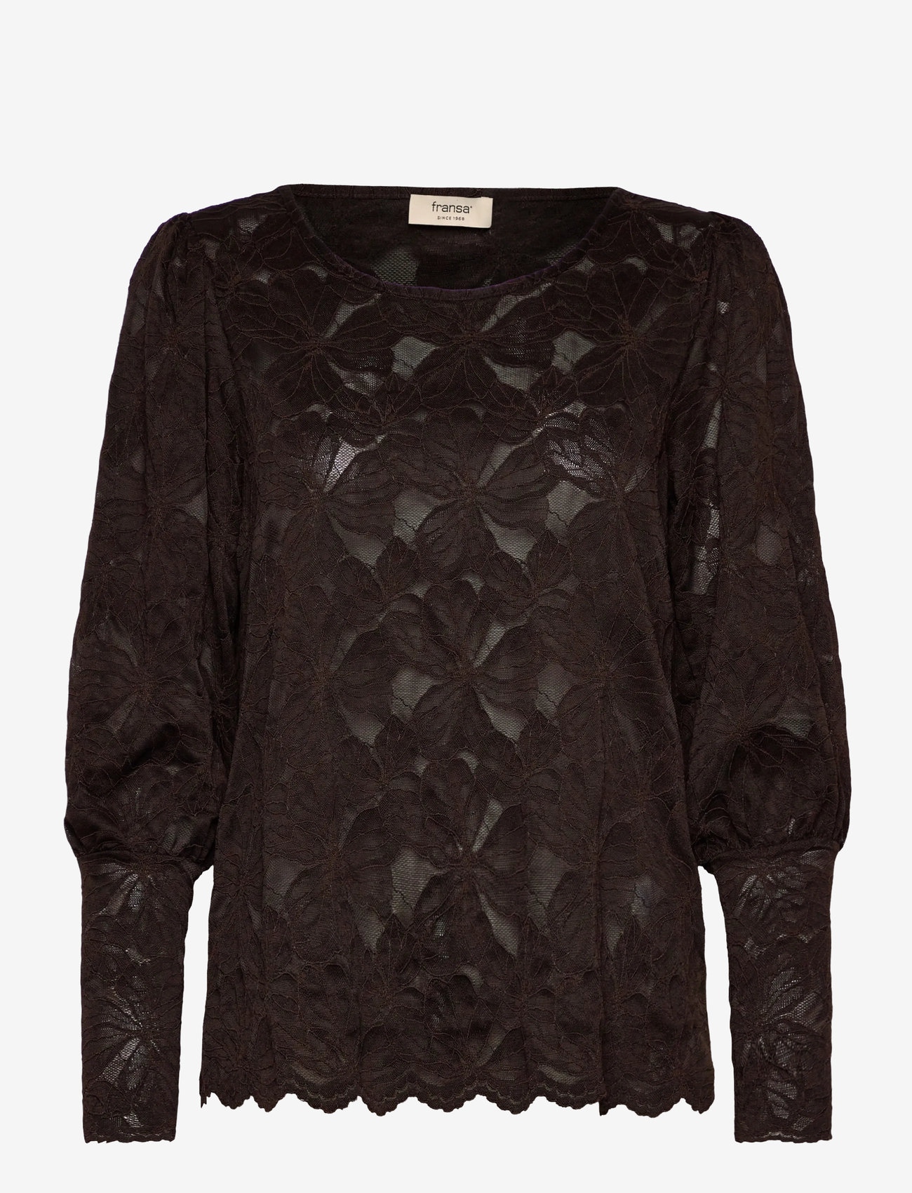 Fransa - FRMIRABELLA BL 2 - langærmede bluser - chocolate torte - 1