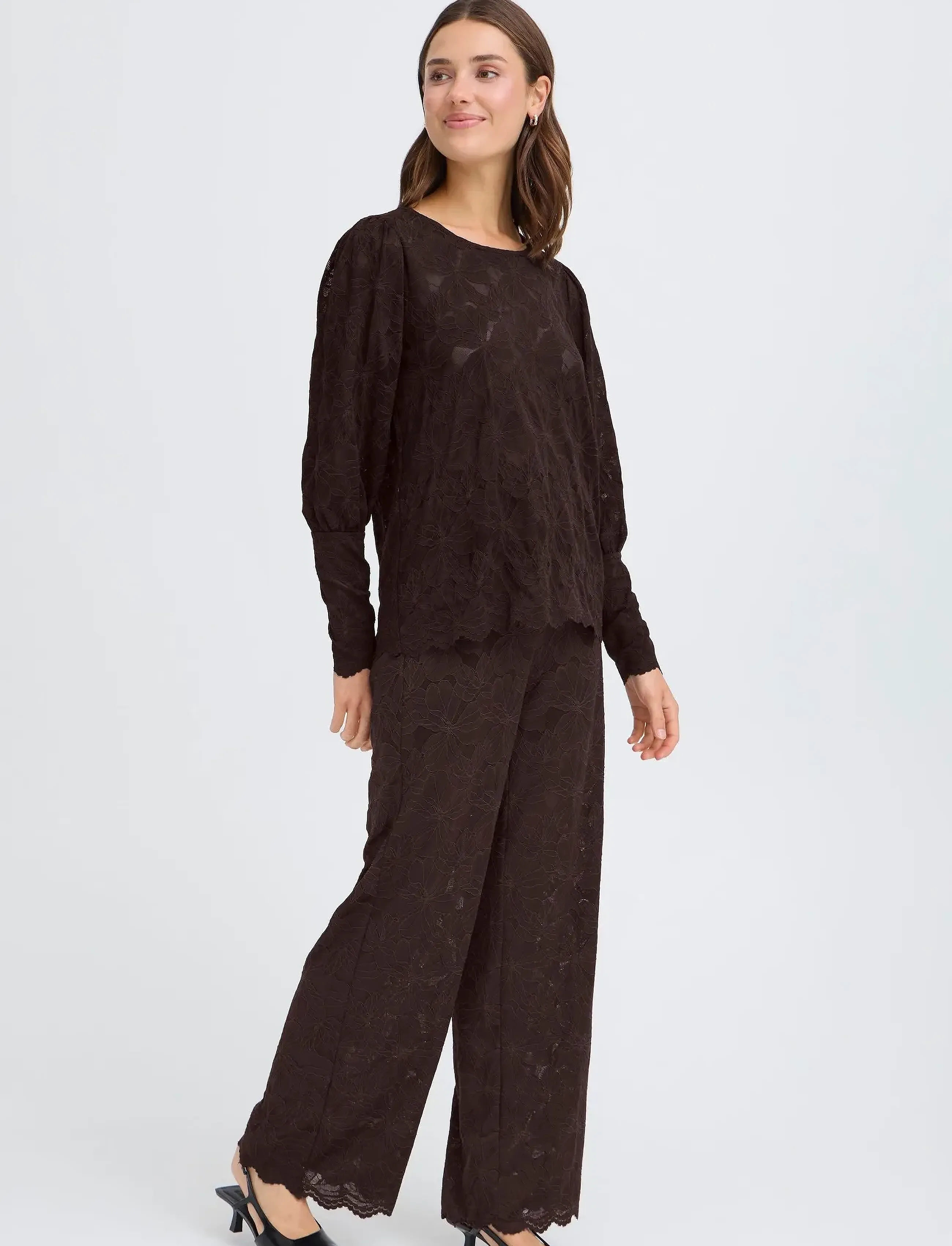 Fransa Frmirabella Bl 2, XS, Brown, Bluser > Langærmede, Dame